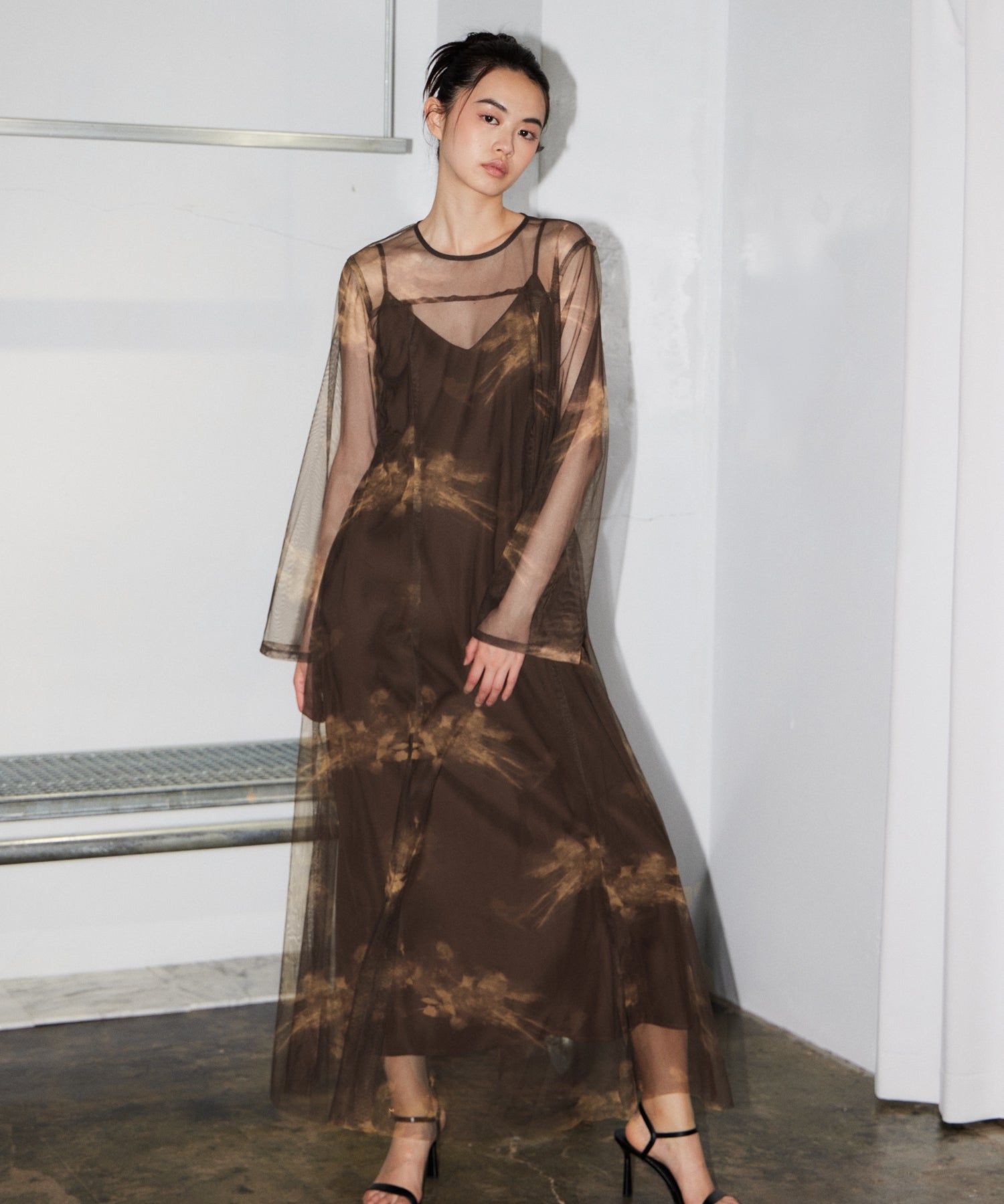 MULTIWAY VOLUME TULLE DRESS