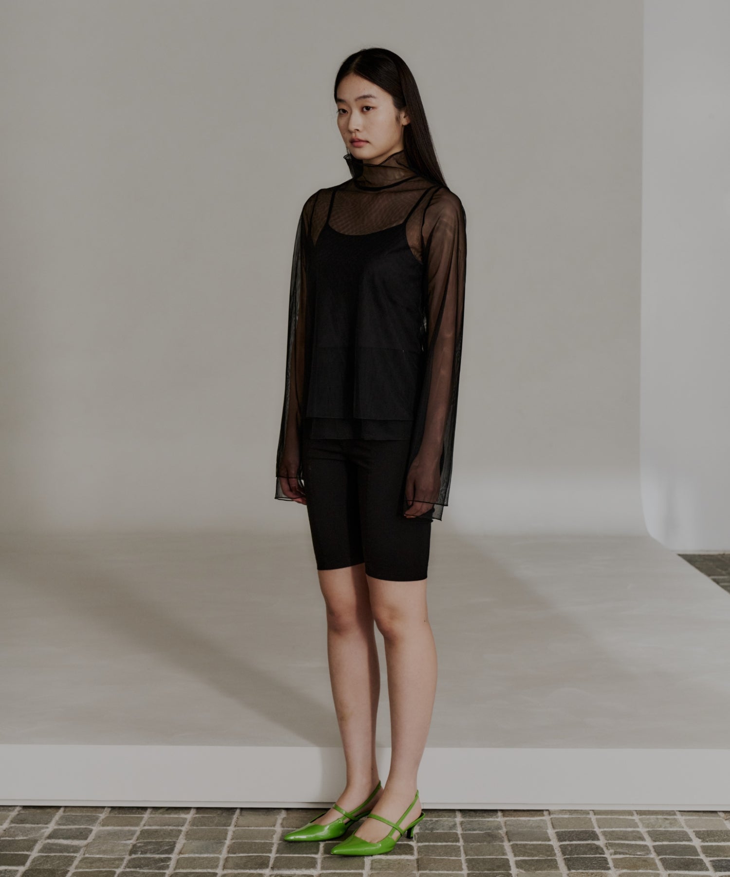 【POPUP】TULLE LAYERED TOPS