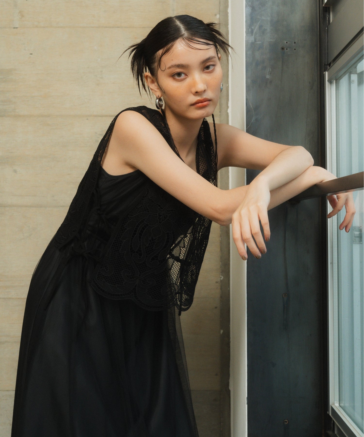 TULLE LAYERED DRESS