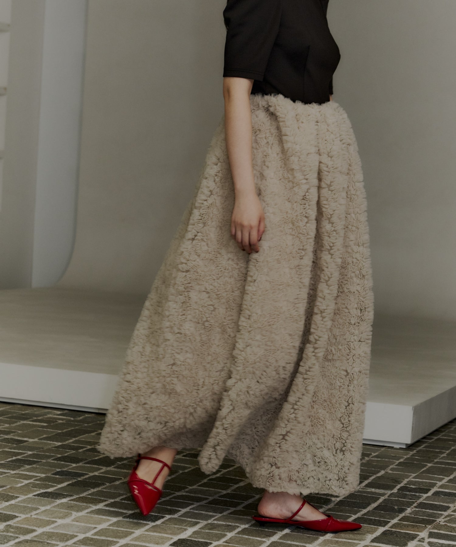 MOCOMOCO SET UP HALF SLEEVE DRESS
