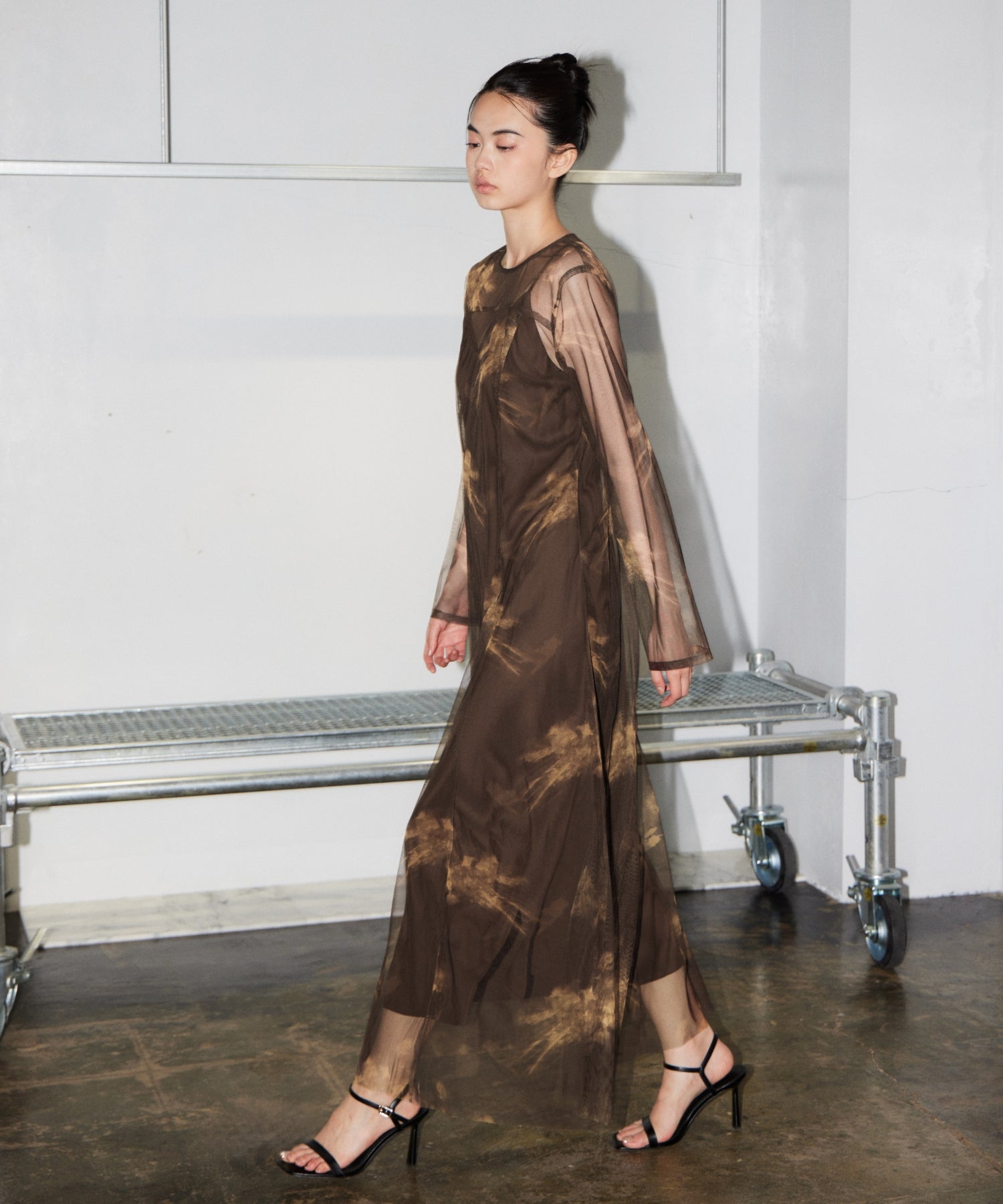 MULTIWAY VOLUME TULLE DRESS