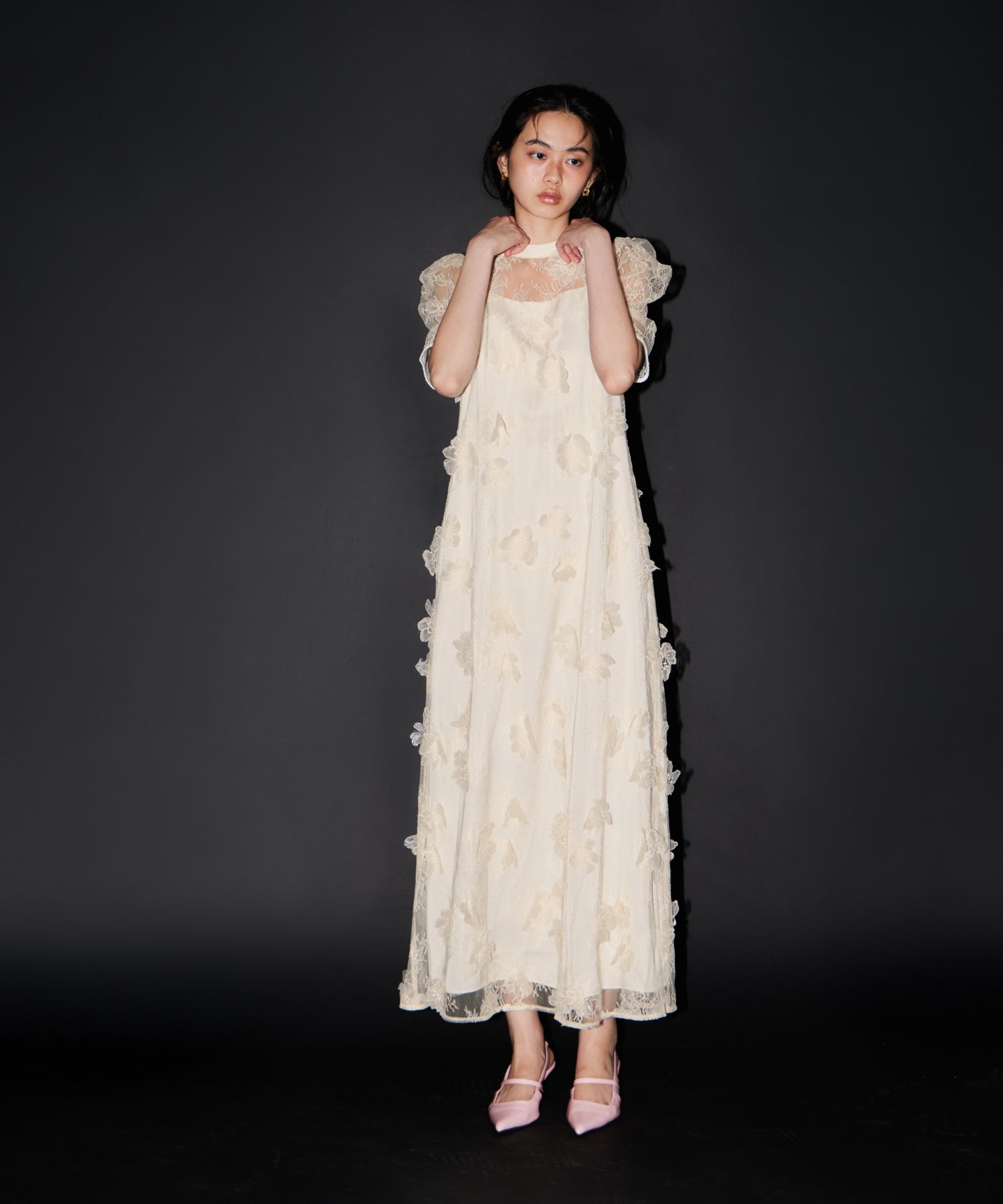 FLOWER LACE DRESS
