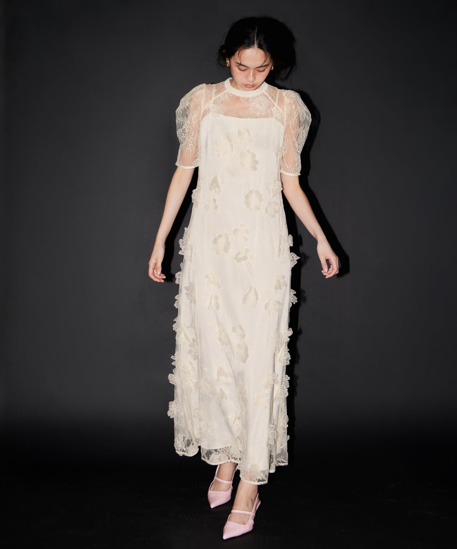 FLOWER LACE DRESS