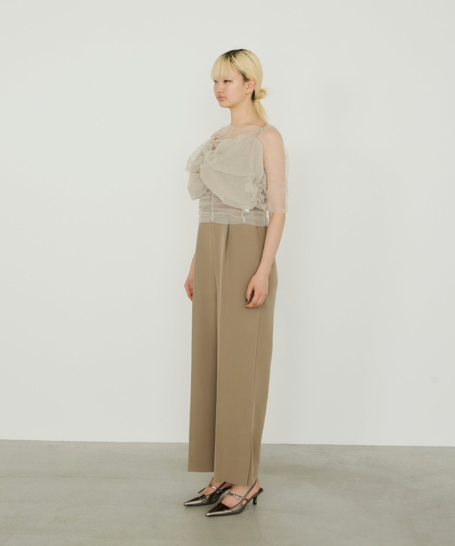 TWISTED BUSTIER LAYERED TOPS