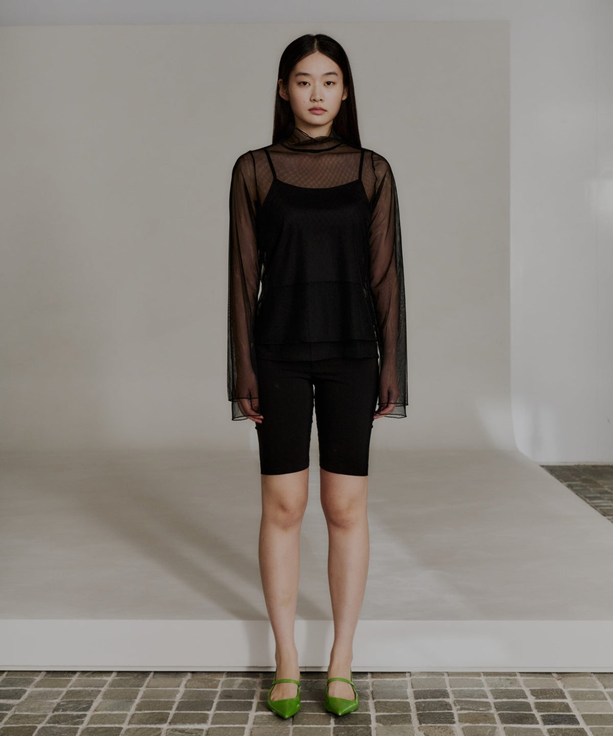 【POPUP】TULLE LAYERED TOPS