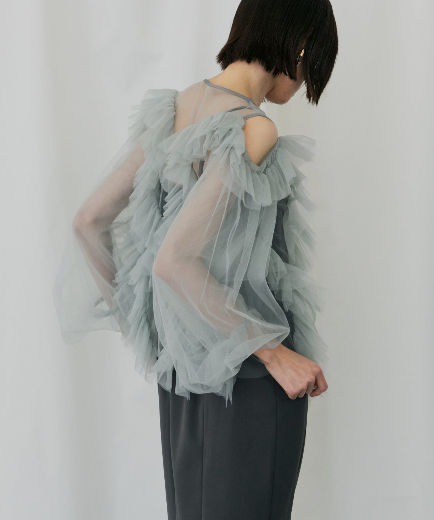 ZIGZAG TULLE DRESS