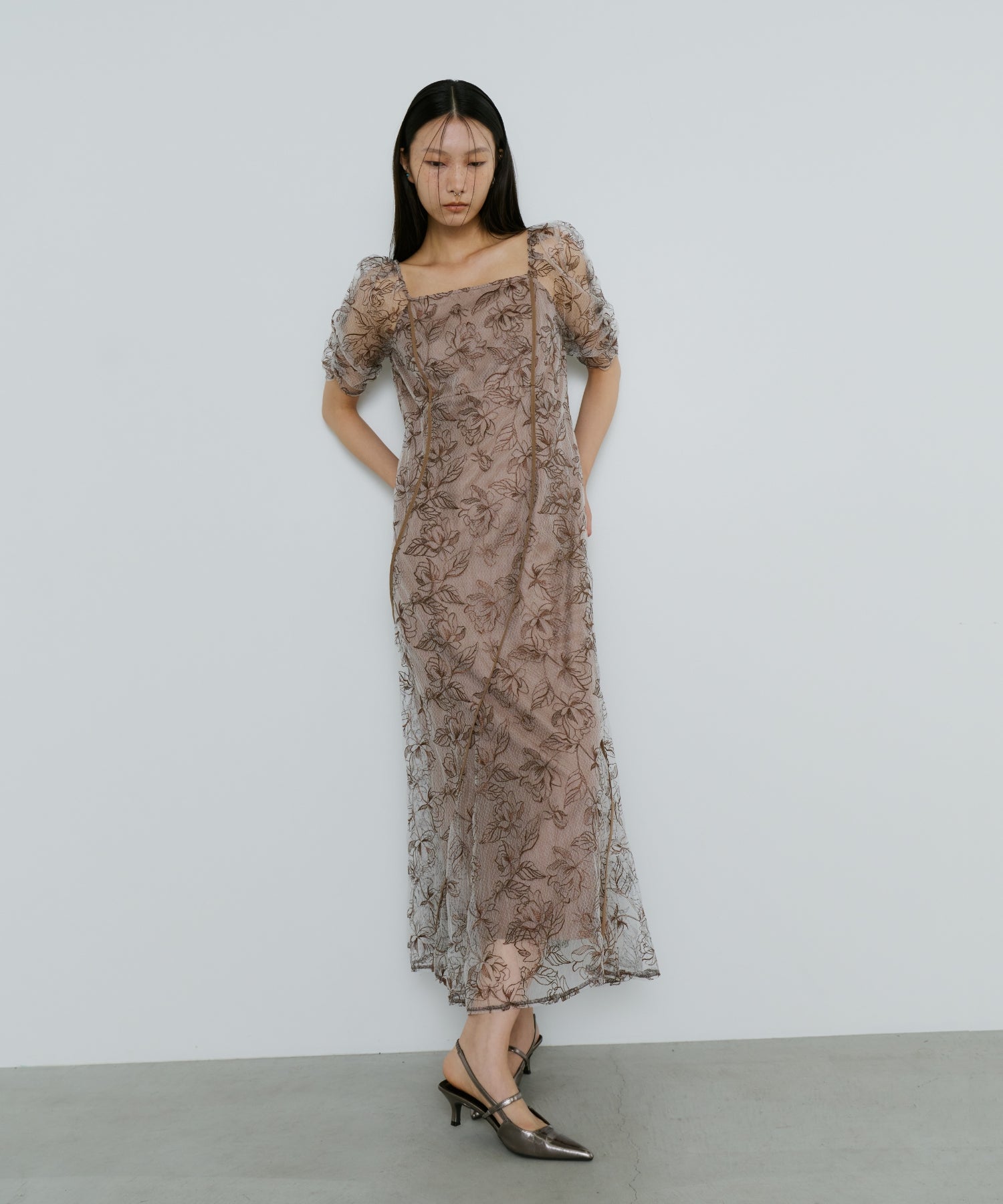 WAVE PIPING FRARE DRESS