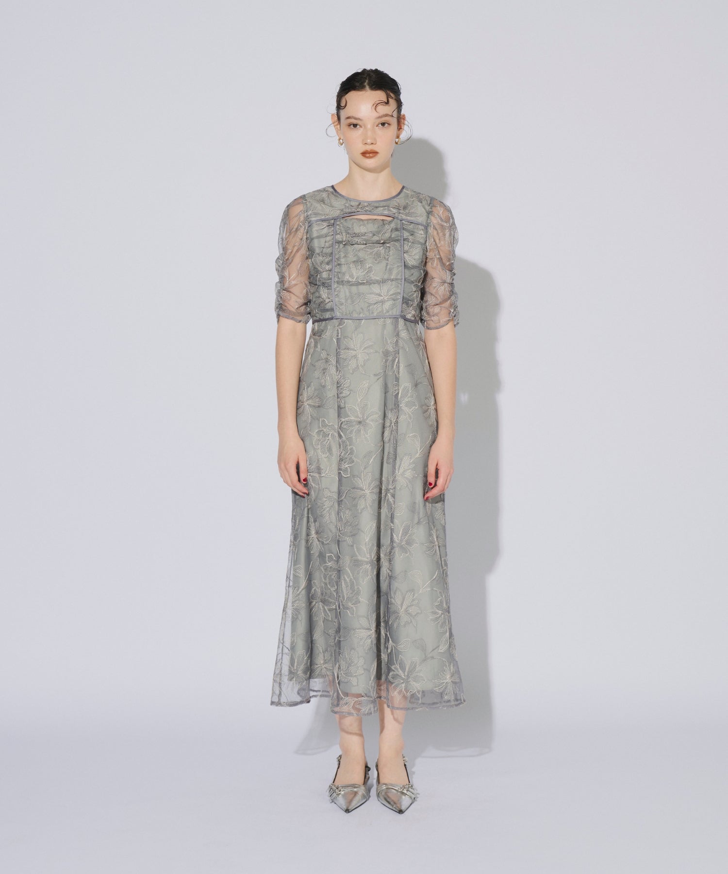 YOKE SLIT DRESS
