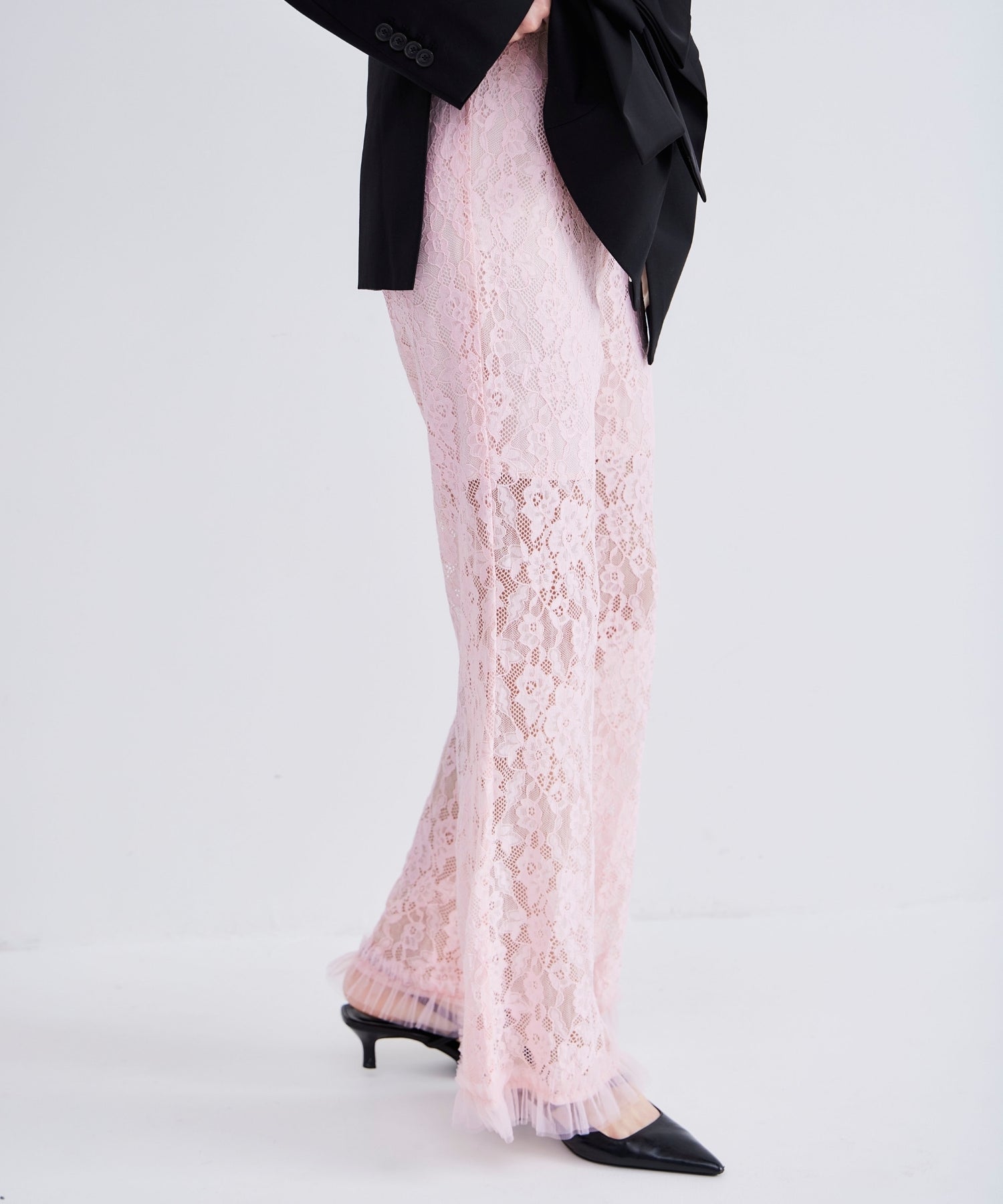 LACE FLARE PANTS