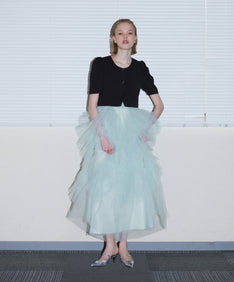 JELLYFISH DRESS ライトブルー 正面全身着用ポーズ