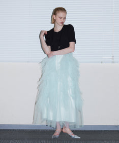 JELLYFISH DRESS ライトブルー 正面全身着用ポーズ