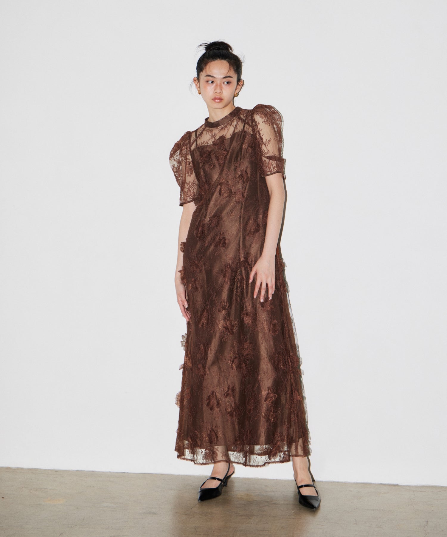 FLOWER LACE DRESS