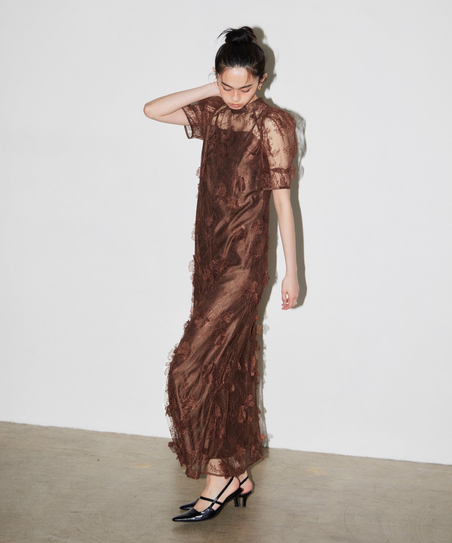 FLOWER LACE DRESS