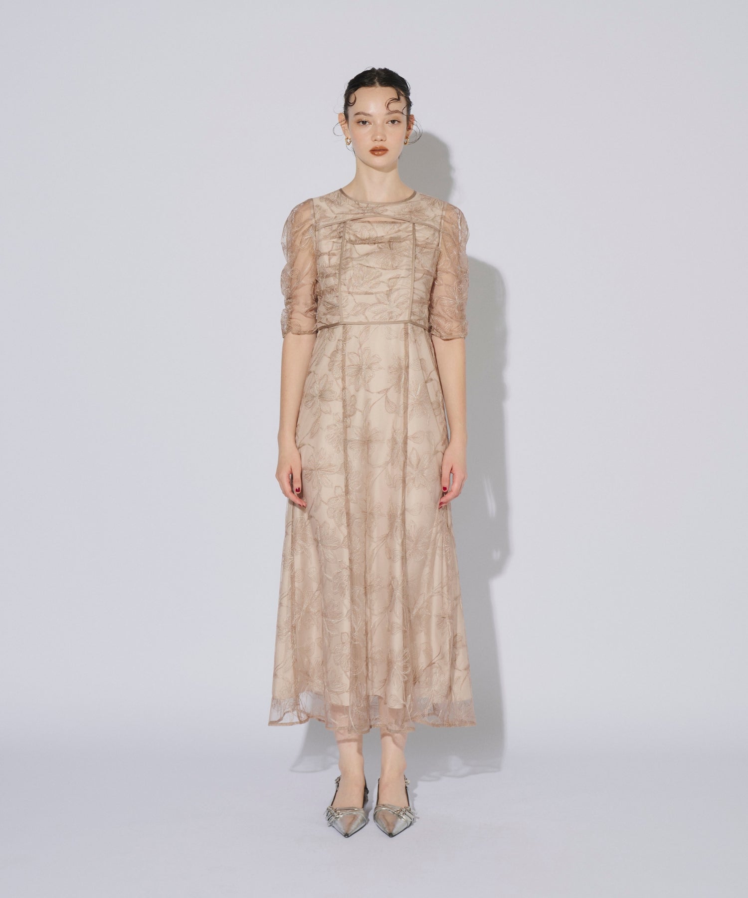 YOKE SLIT DRESS