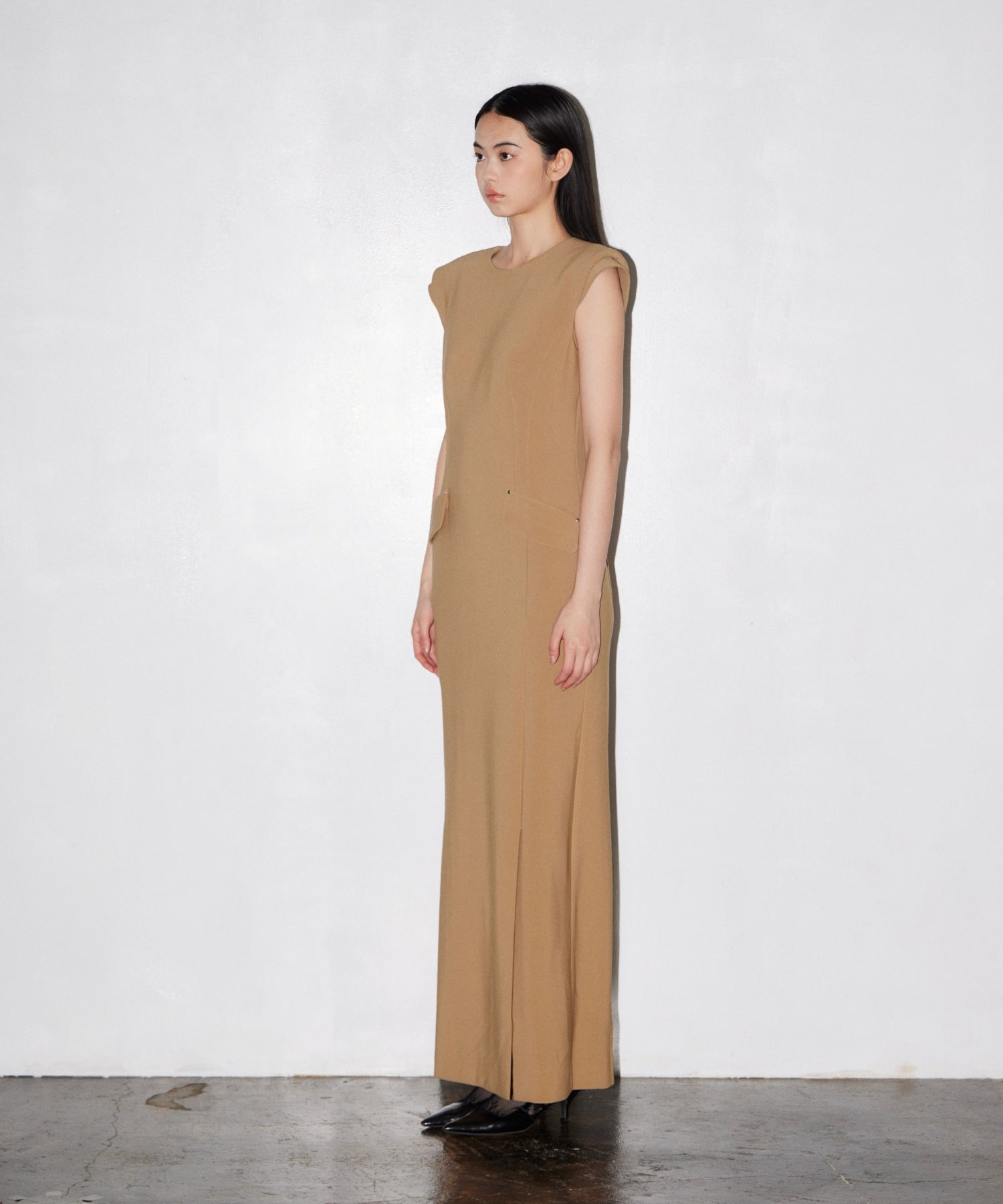 ANDRESD バックオープン ドレス M お呼ばれ 美品 BACK OPEN FORM DRESS