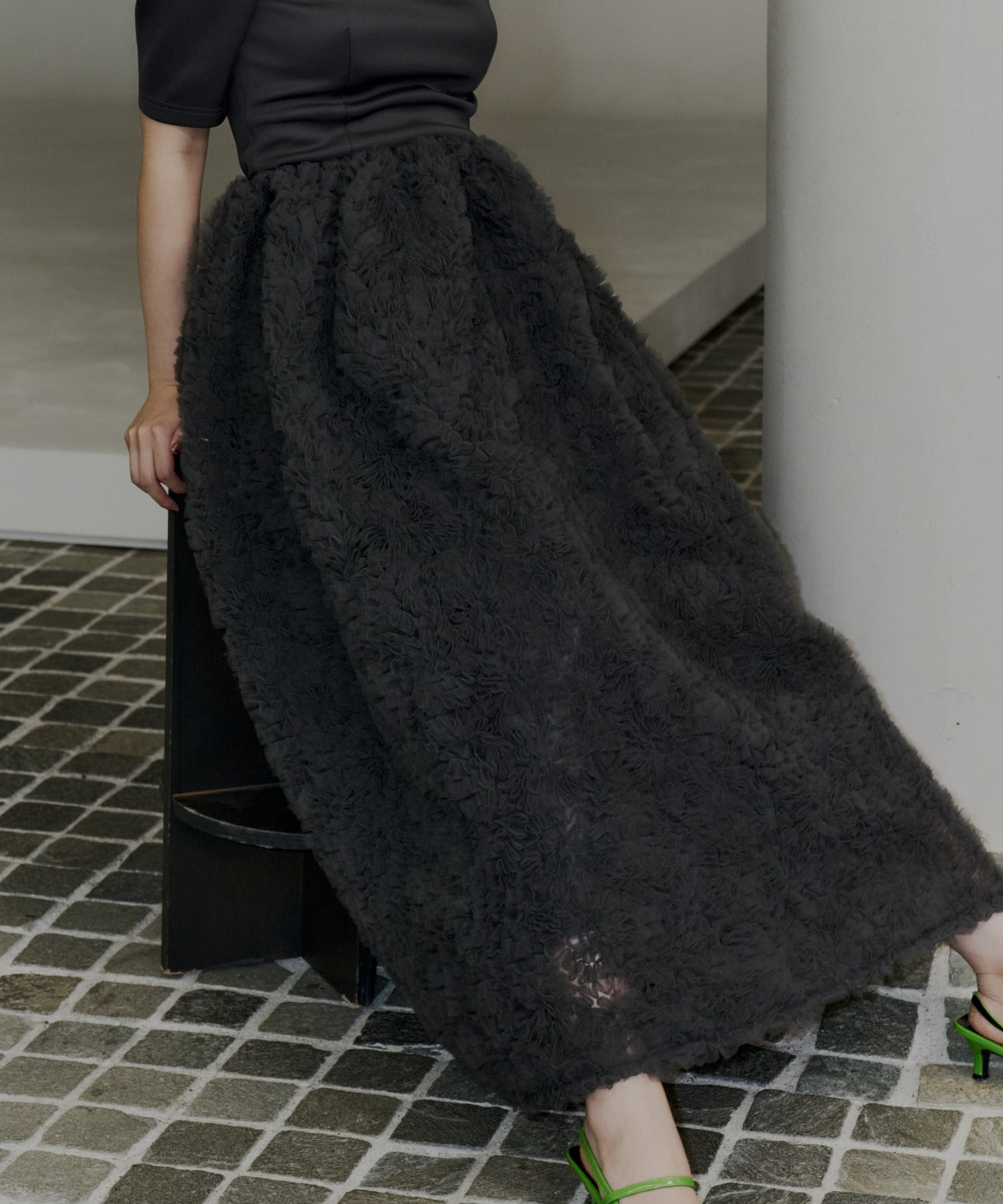 MOCOMOCO SET UP HALF SLEEVE DRESS
