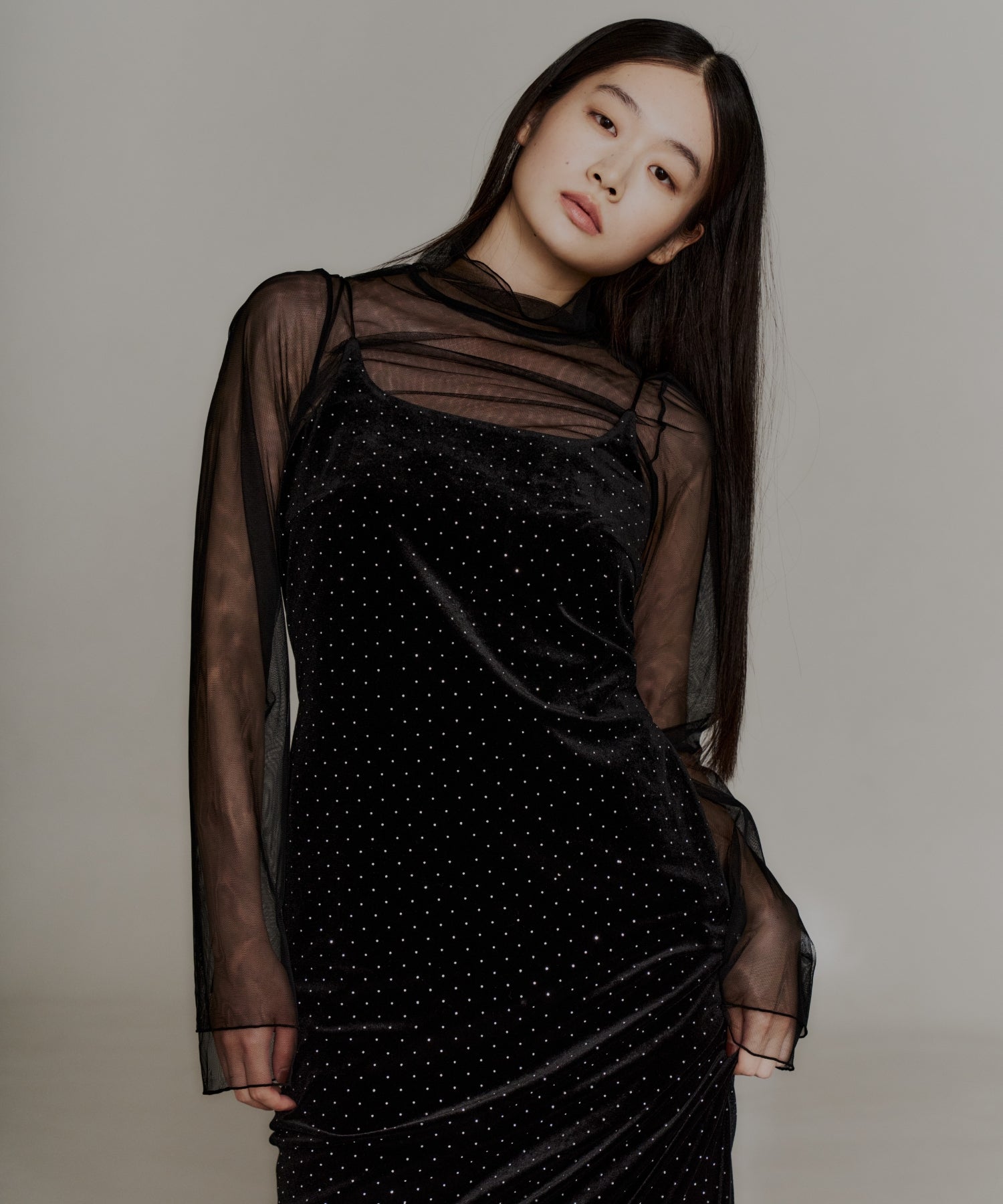 【POPUP】TULLE LAYERED TOPS