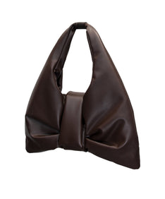 BIG RIBBON BAG ブラウン 物撮り画像