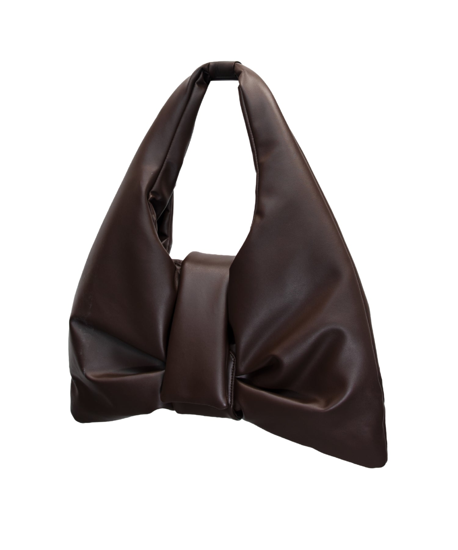 BIG RIBBON BAG ブラウン 物撮り画像