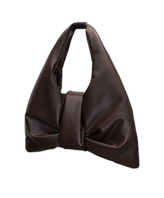 BIG RIBBON BAG ブラウン 物撮り画像
