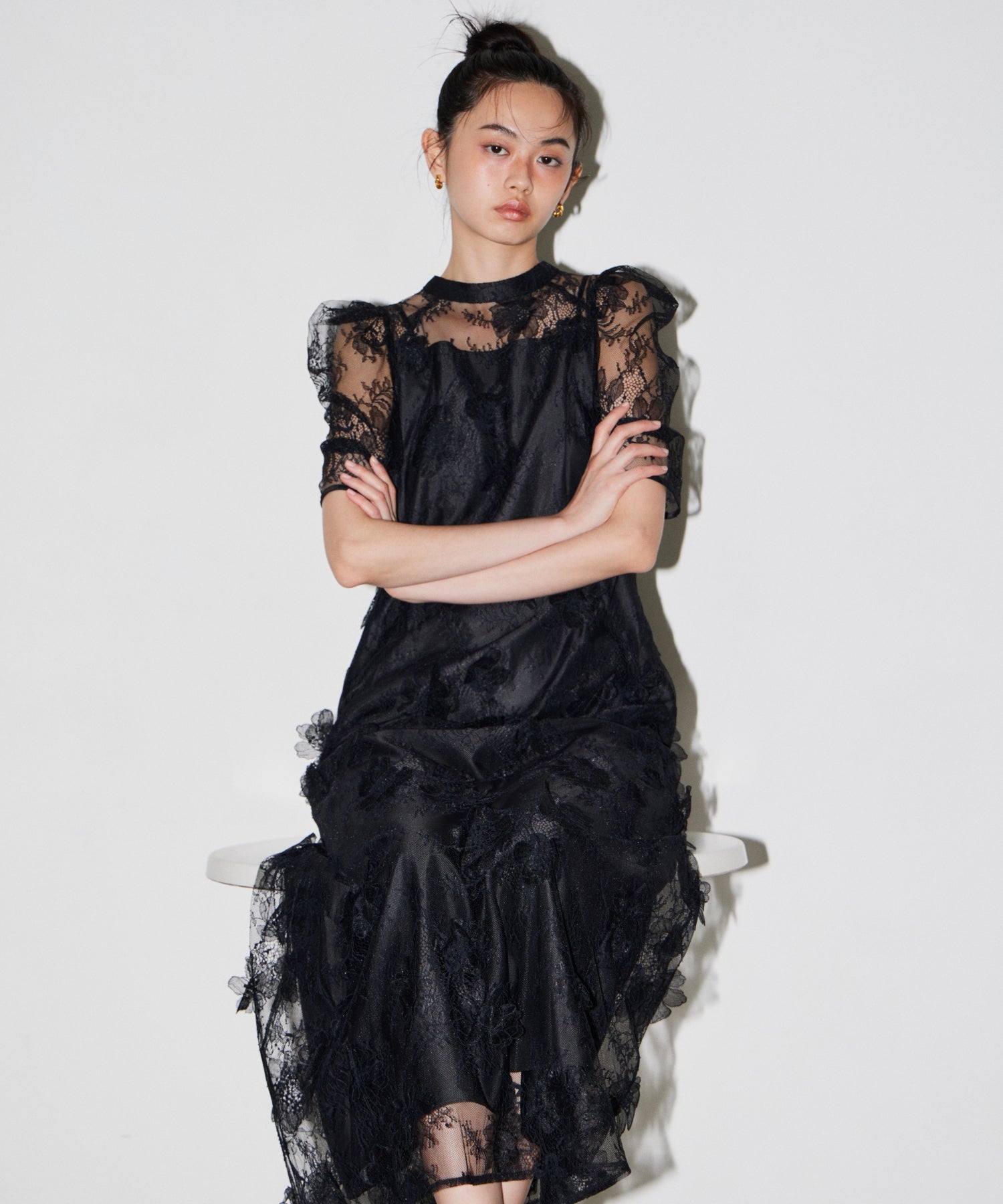 FLOWER LACE DRESS