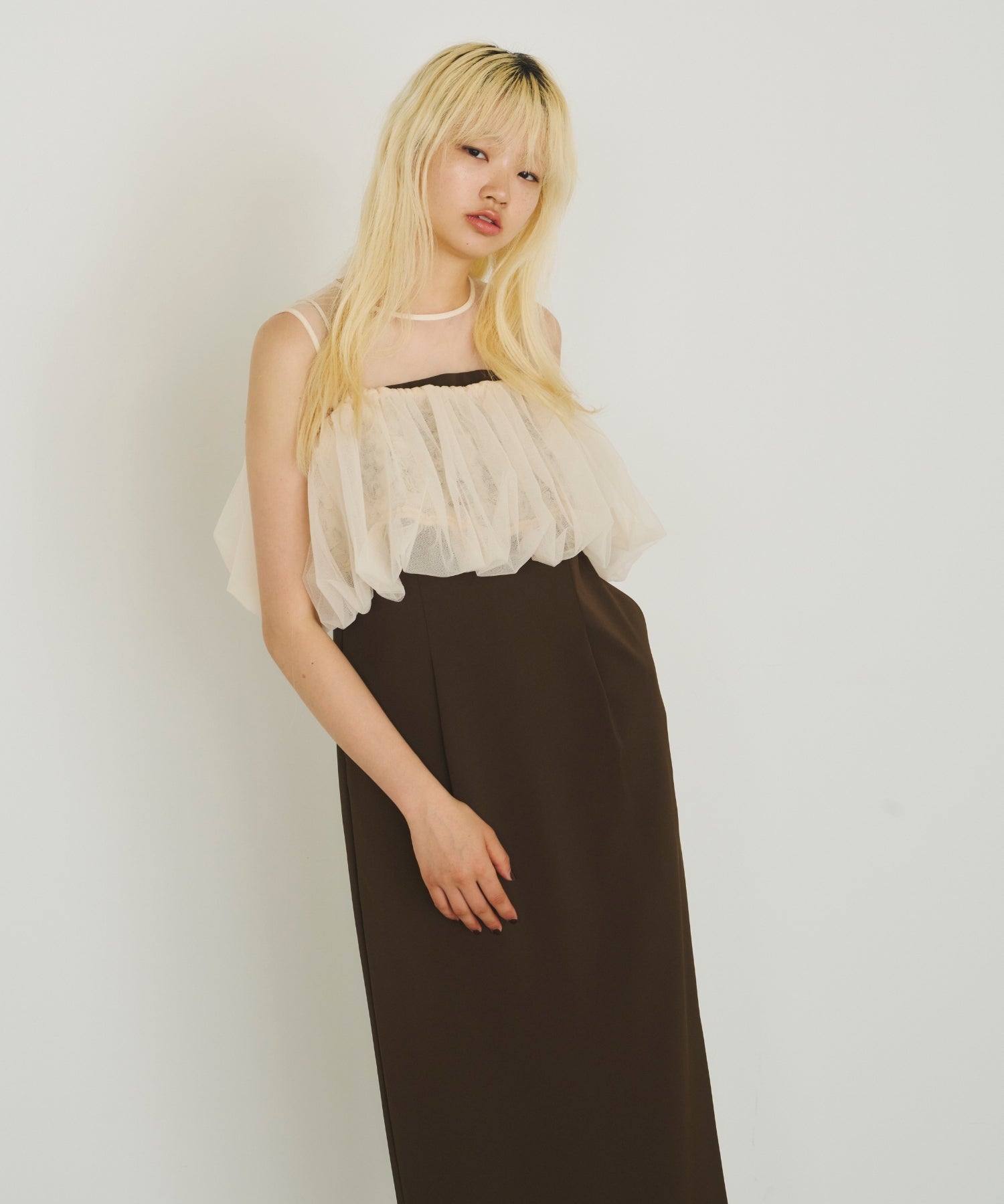 BALLOON FORM SET DRESS