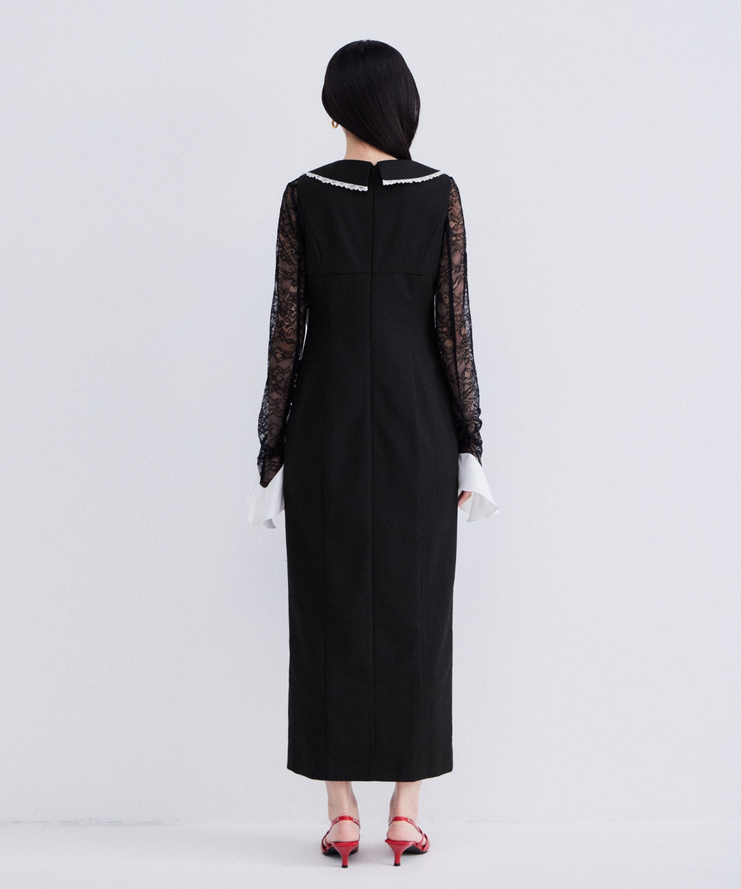 MIXED RIBBON LINE DRESS
