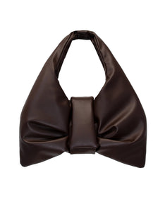 BIG RIBBON BAG ブラウン 物撮り画像