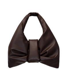BIG RIBBON BAG ブラウン 物撮り画像