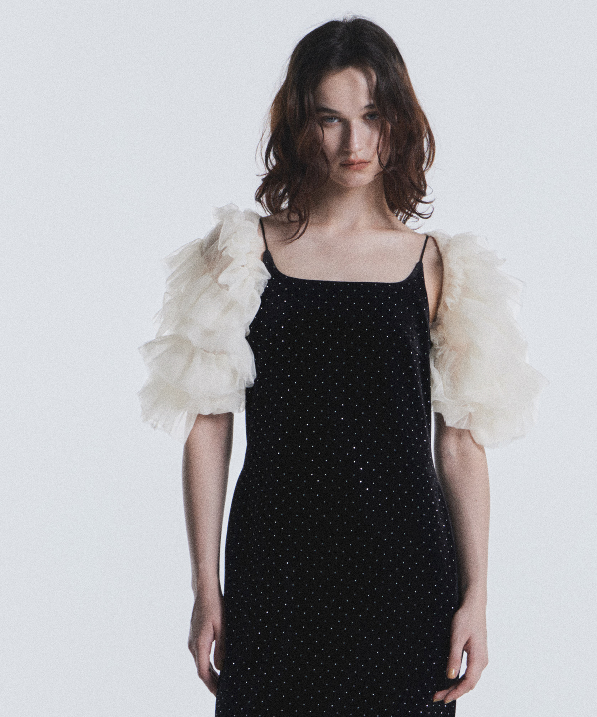 MIXING FRILLS BOLERO