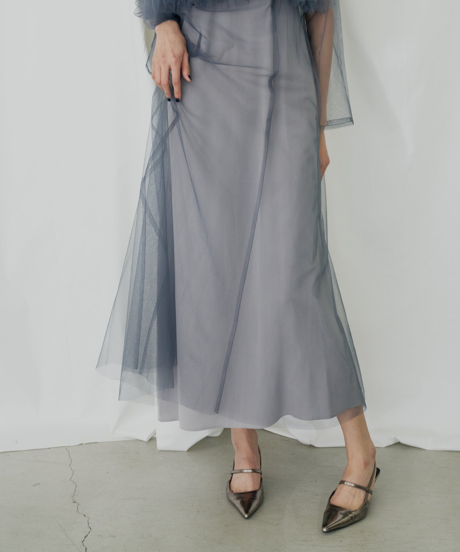 MULTIWAY VOLUME TULLE DRESS