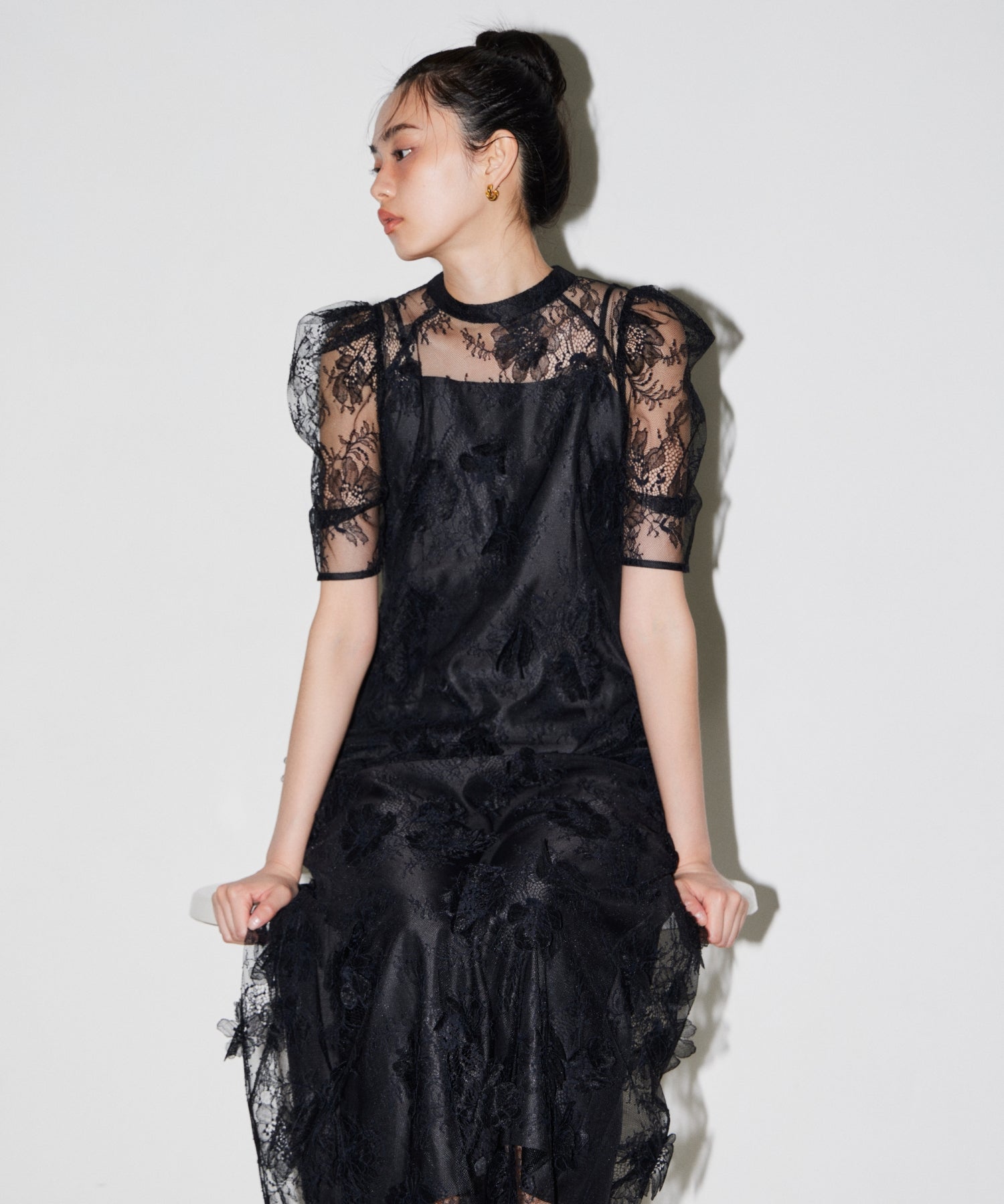 FLOWER LACE DRESS
