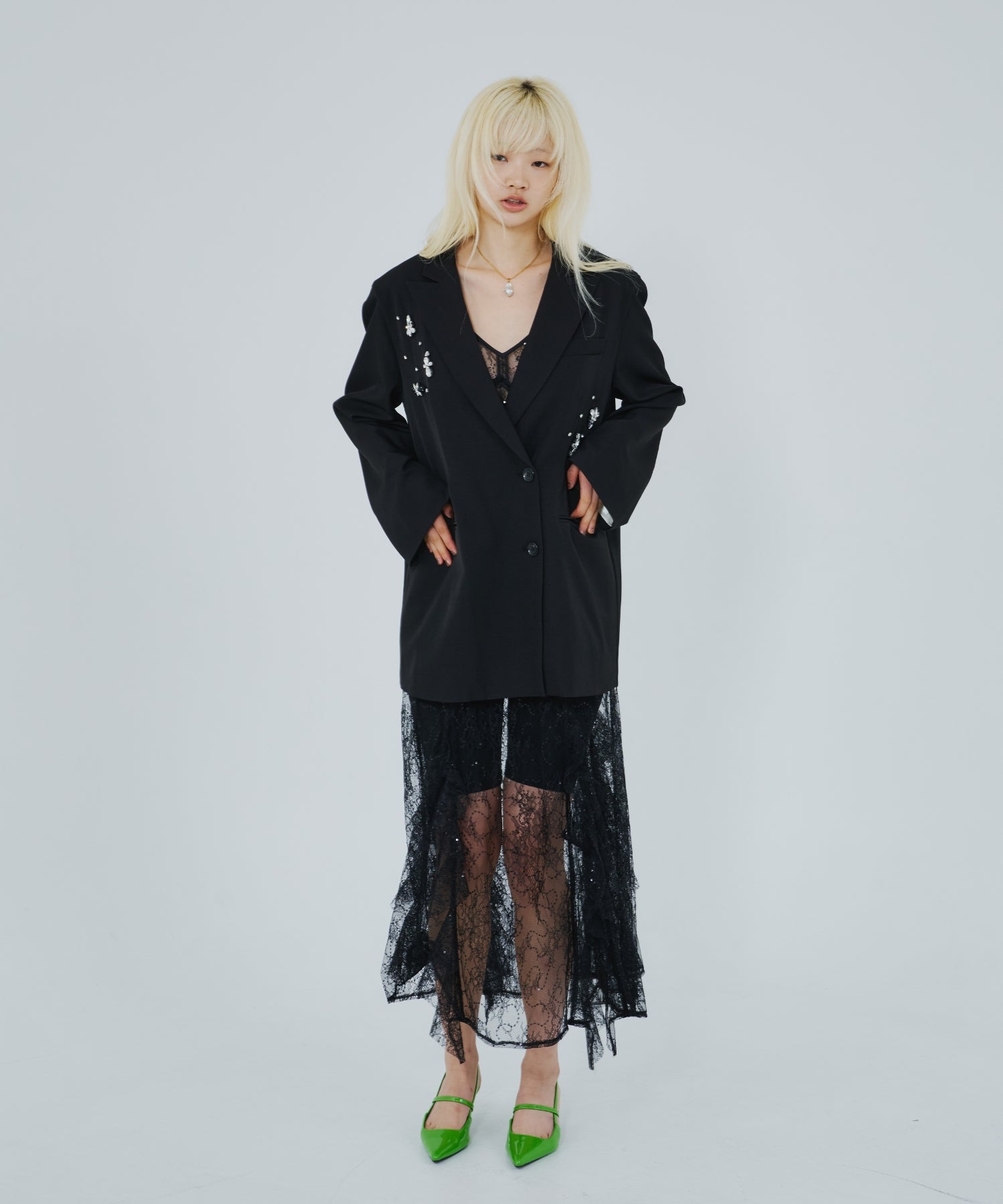 JEWELS SHINE BOXY JACKET