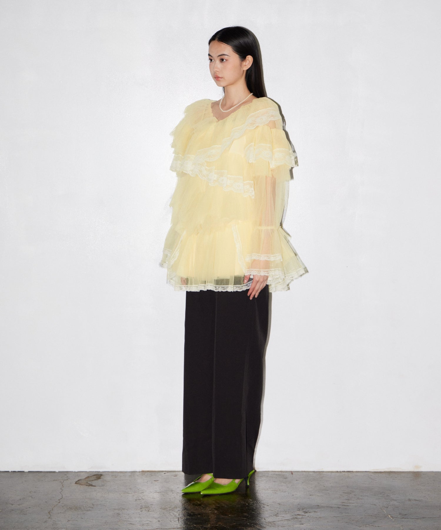 RUFFLE TULLE TOPS & MINI DRESS