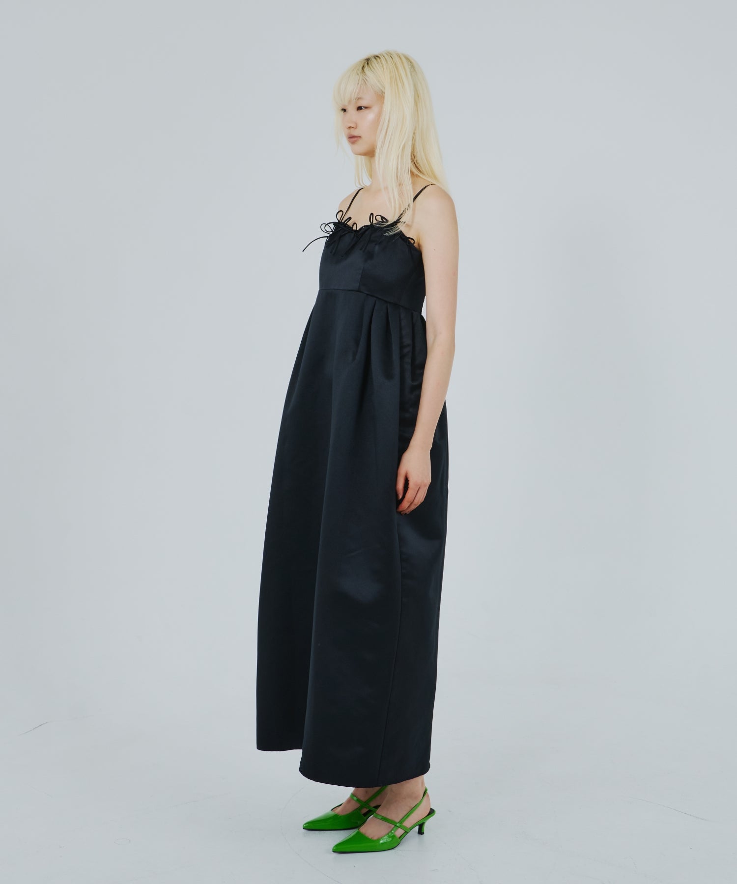 RIBBONS PUFFY VOLUME DRESS