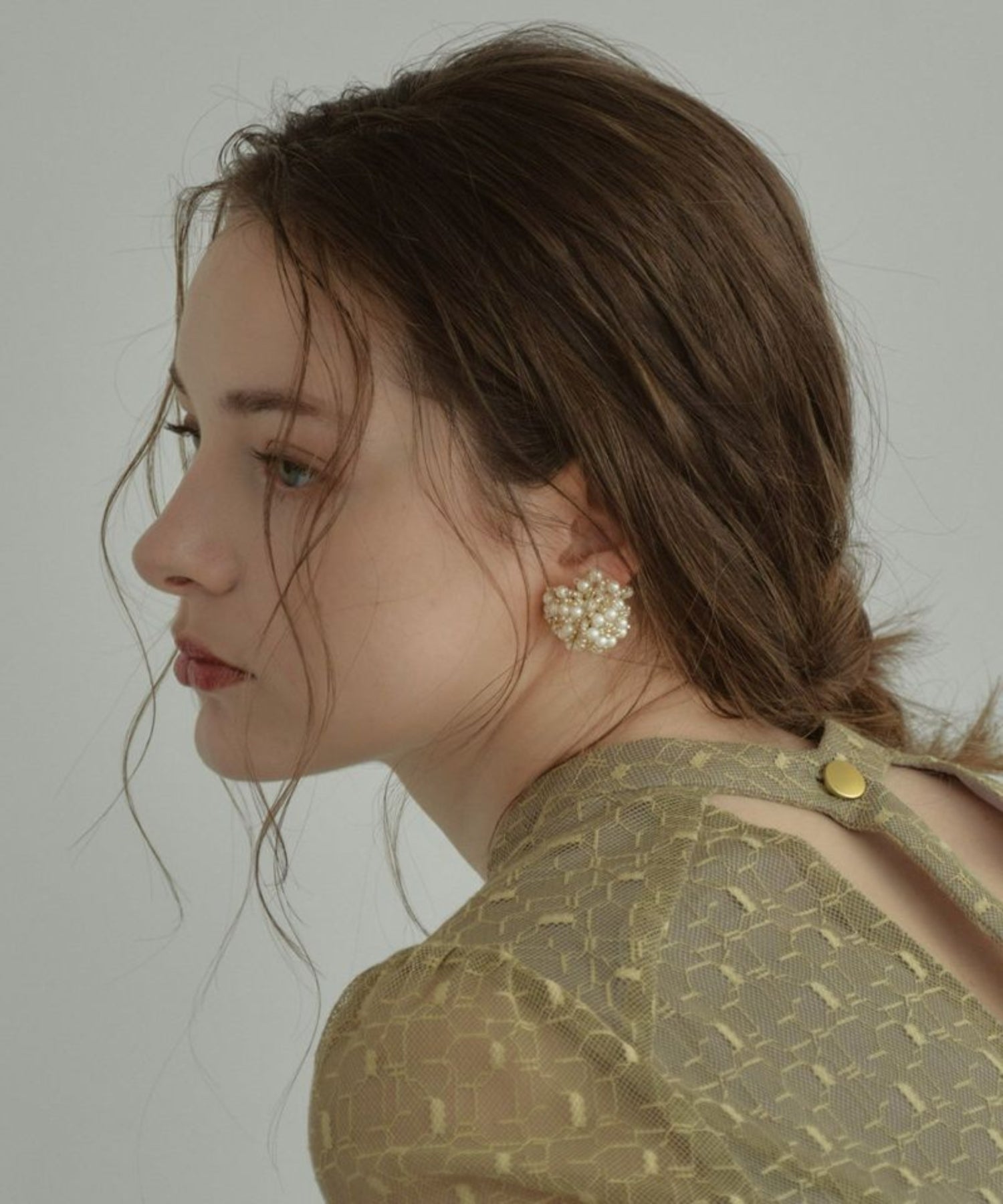 VOLUME PERL PIERCE / EARRING