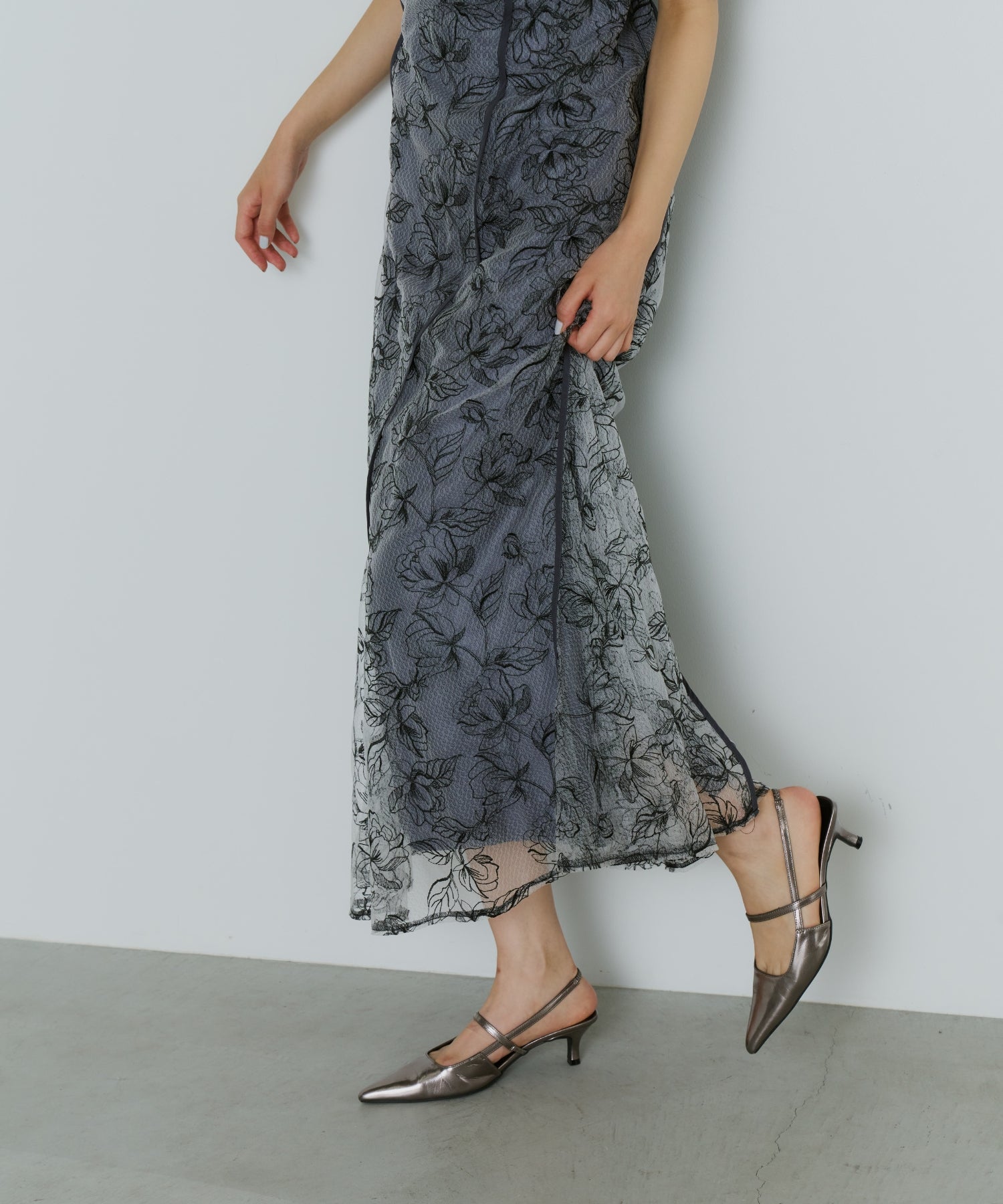 WAVE PIPING FRARE DRESS