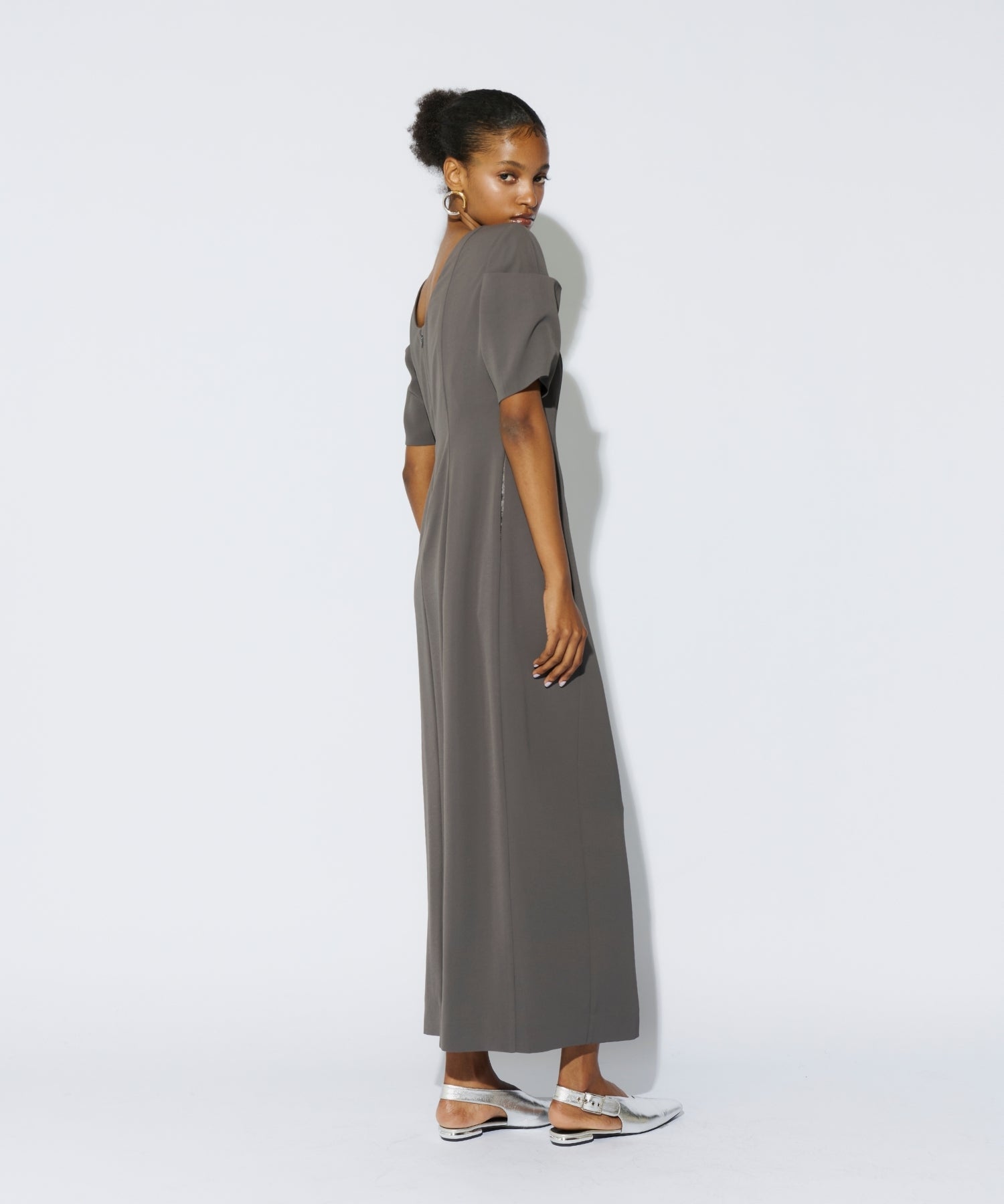 RIBBON JACQUARD BUSTIER DRESS
