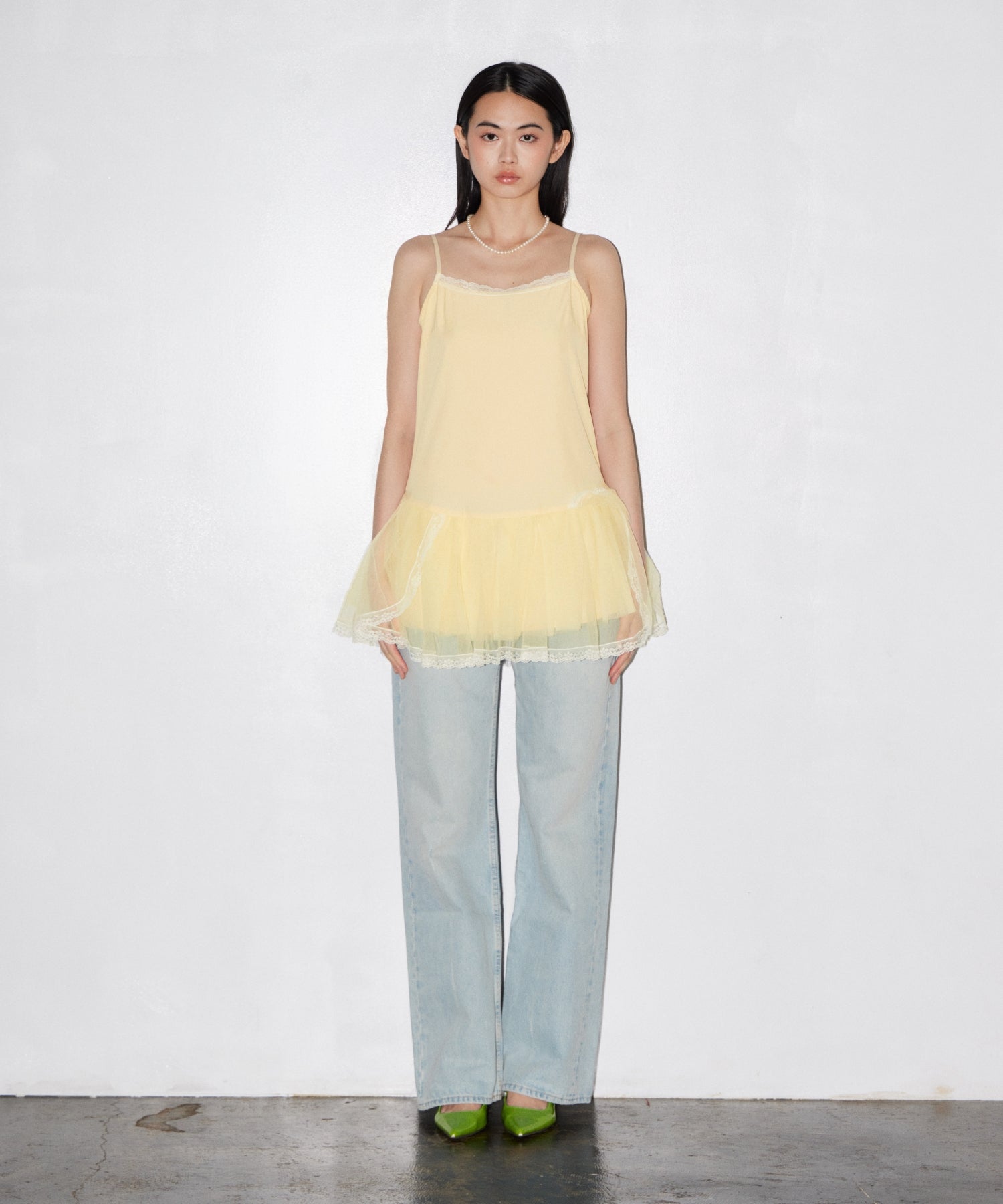 RUFFLE TULLE TOPS & MINI DRESS