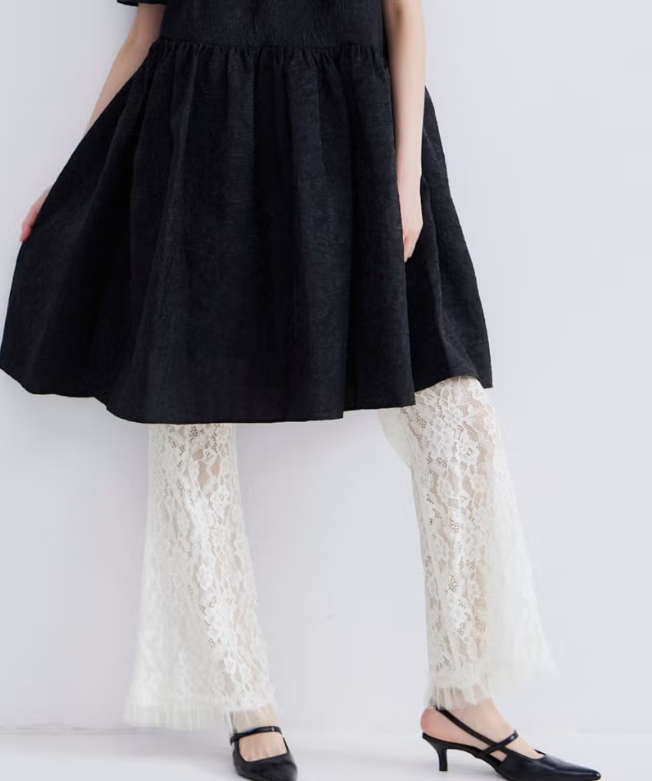 LACE FLARE PANTS