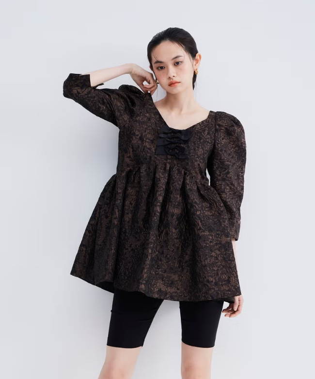EDGE RIBBON SETUP DRESS