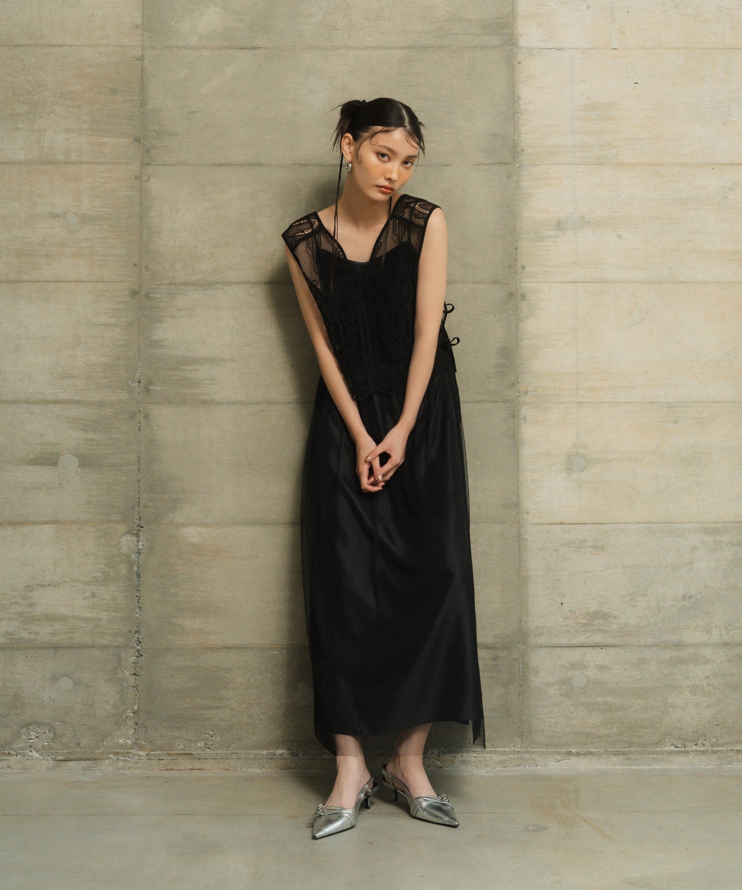 TULLE LAYERED DRESS