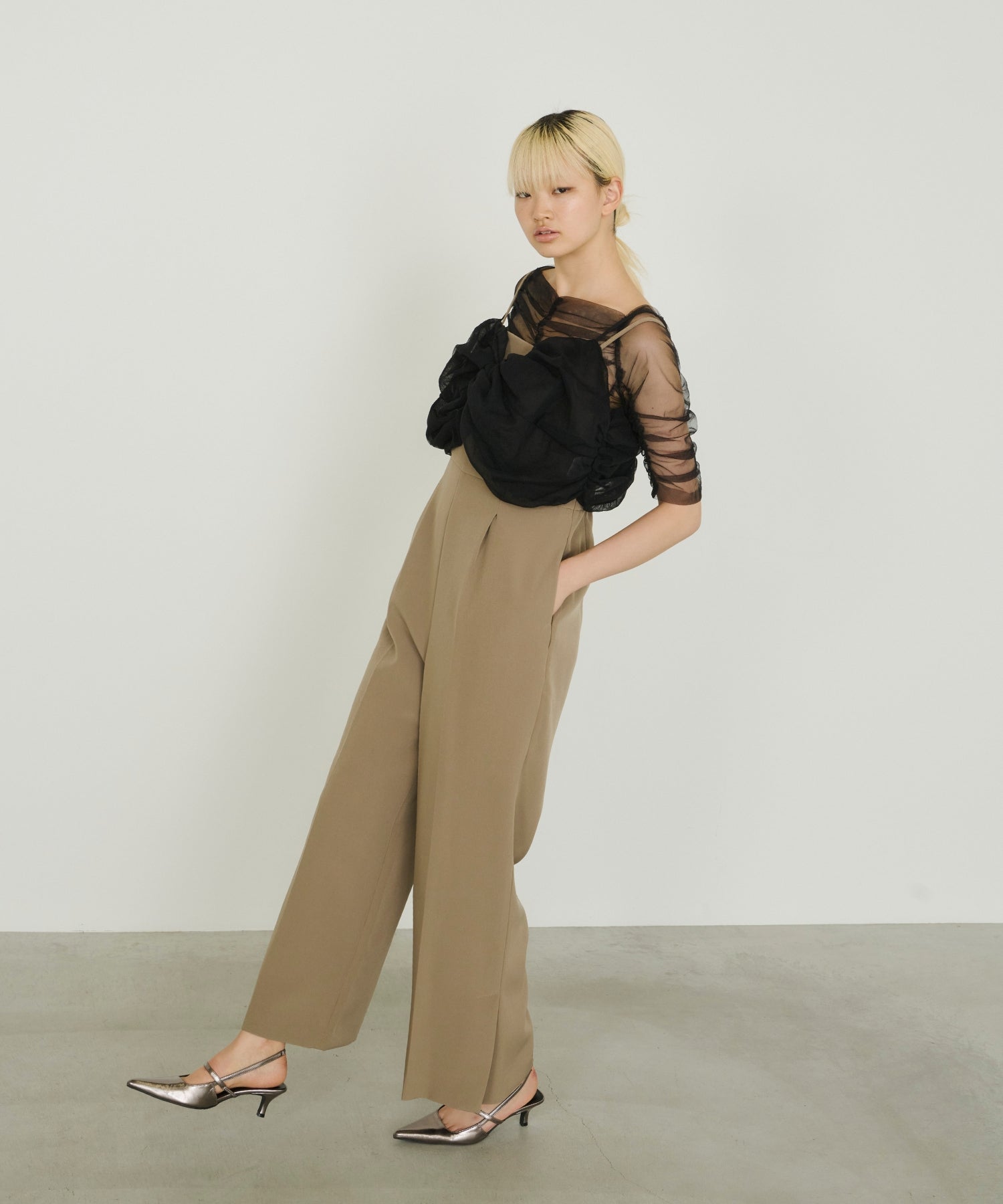 TWISTED BUSTIER LAYERED TOPS