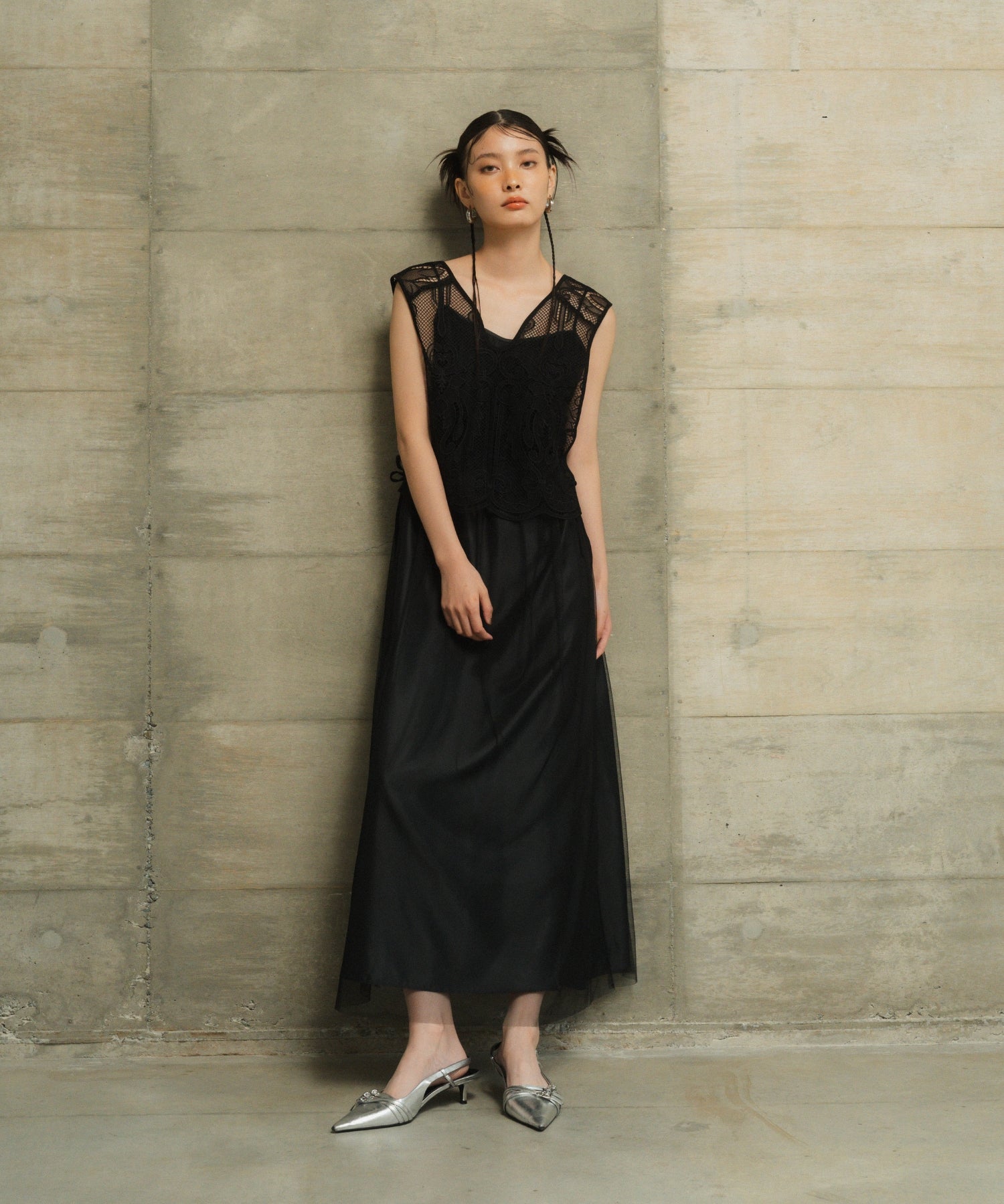TULLE LAYERED DRESS