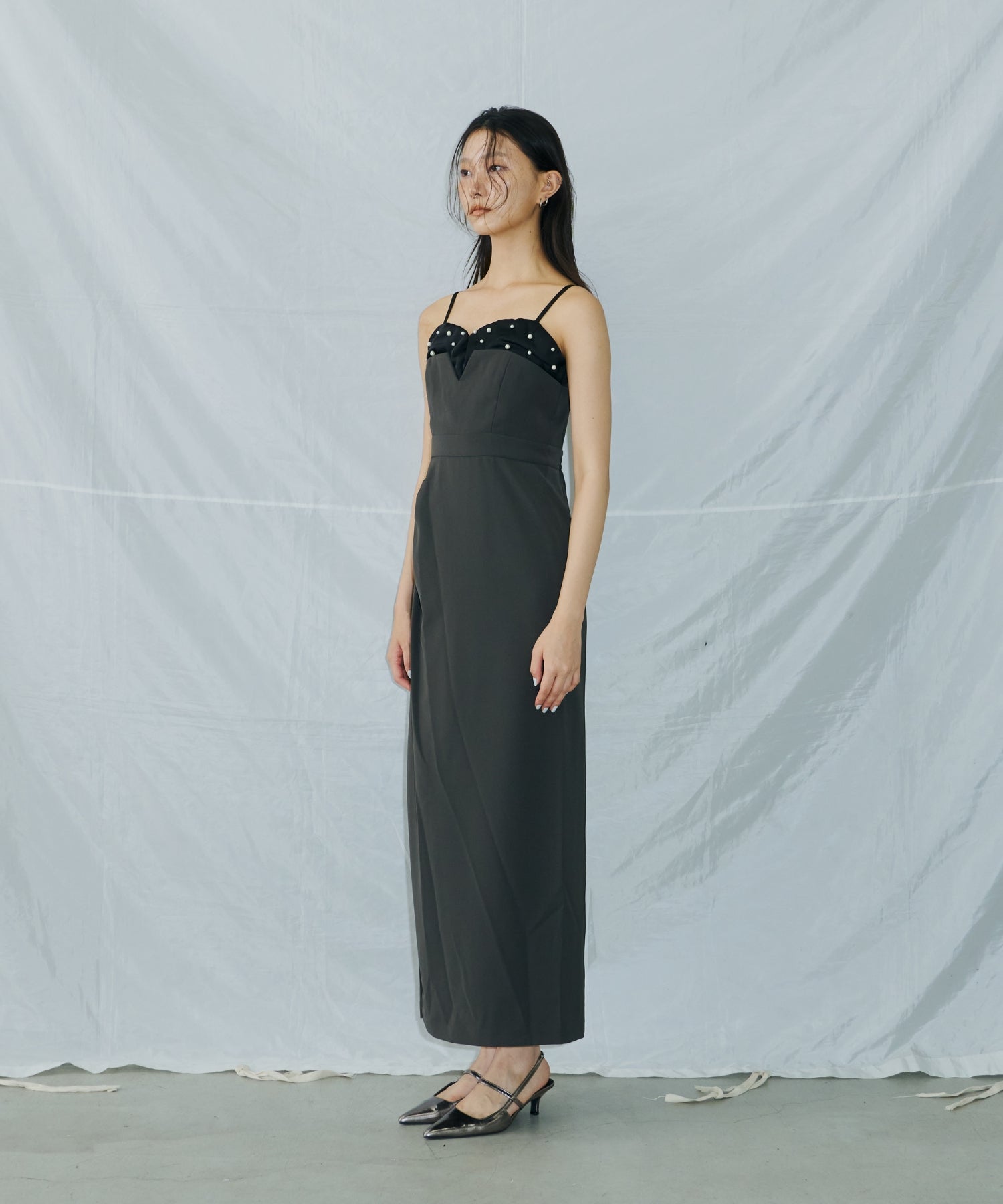 DROPPED PEARL DRESS