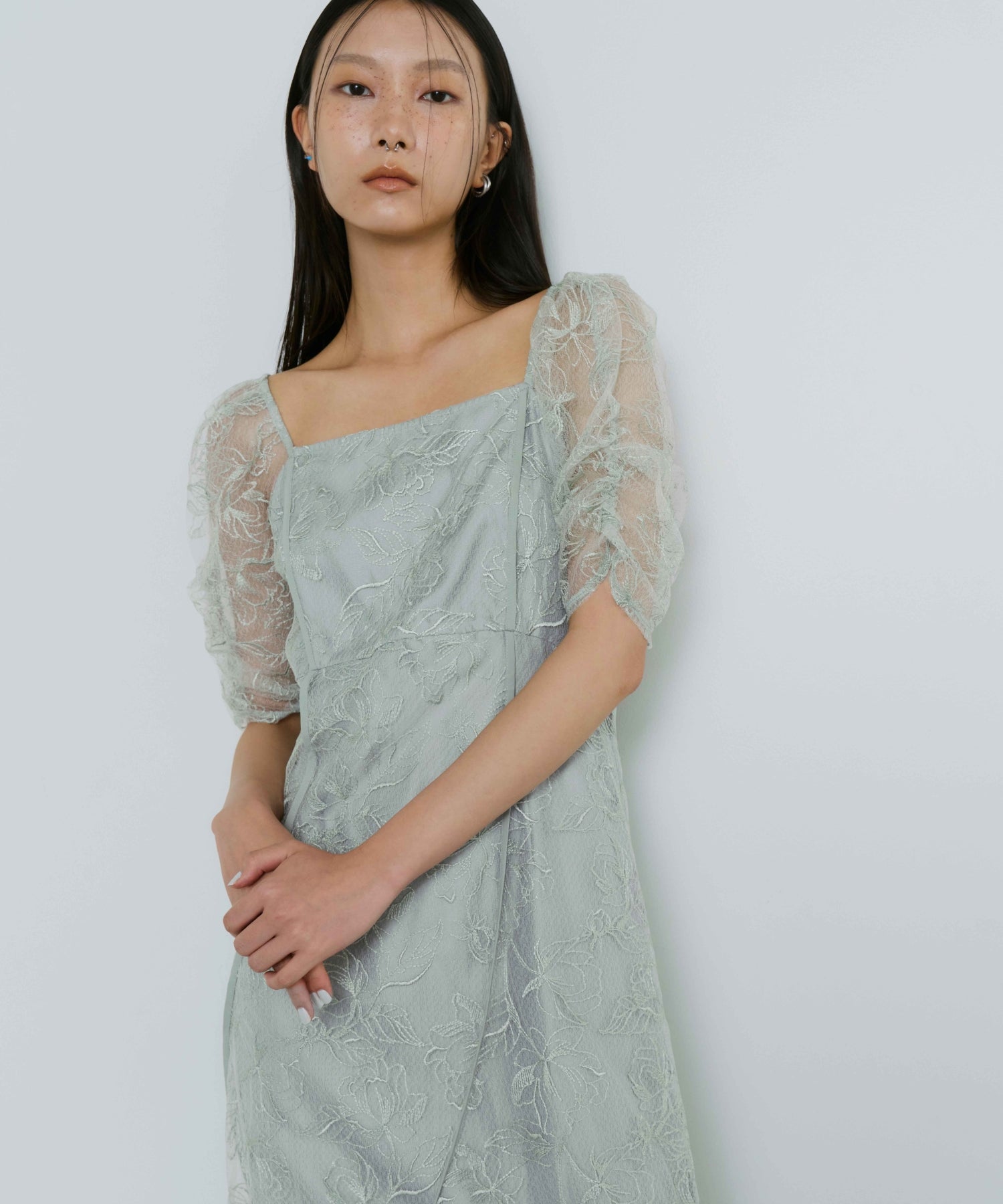 WAVE PIPING FRARE DRESS