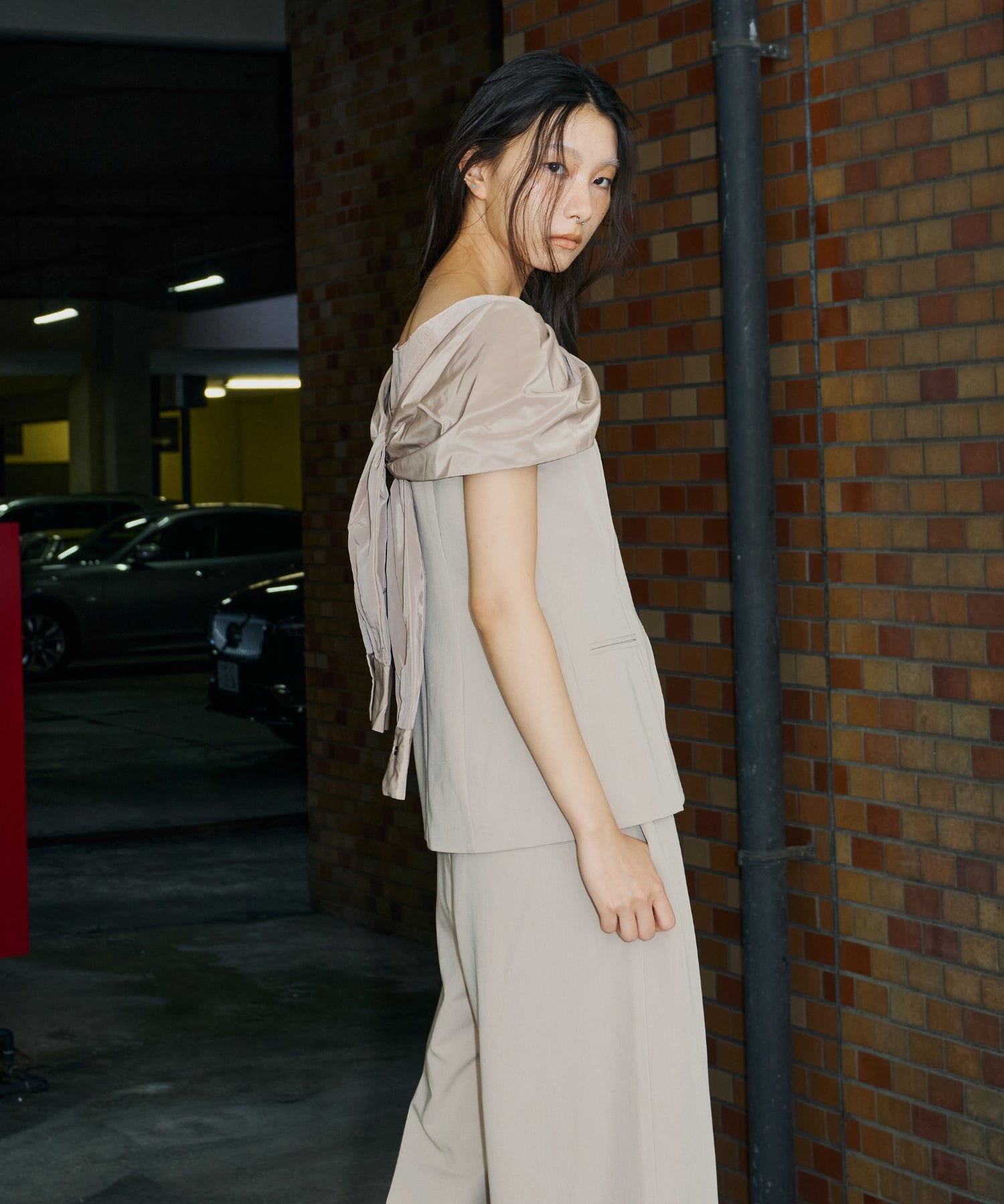 KNOT SHIRT DOCKING SETUP DRESS