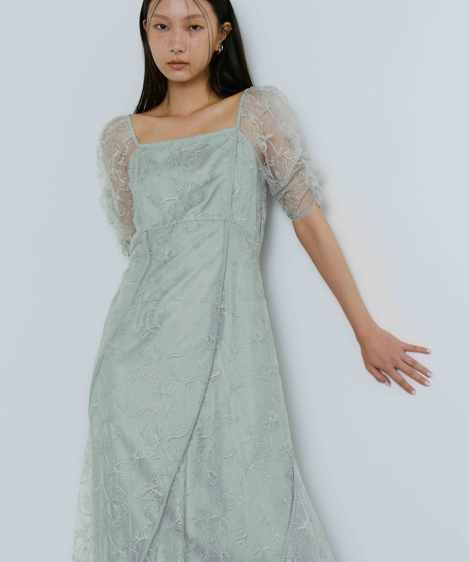 WAVE PIPING FRARE DRESS