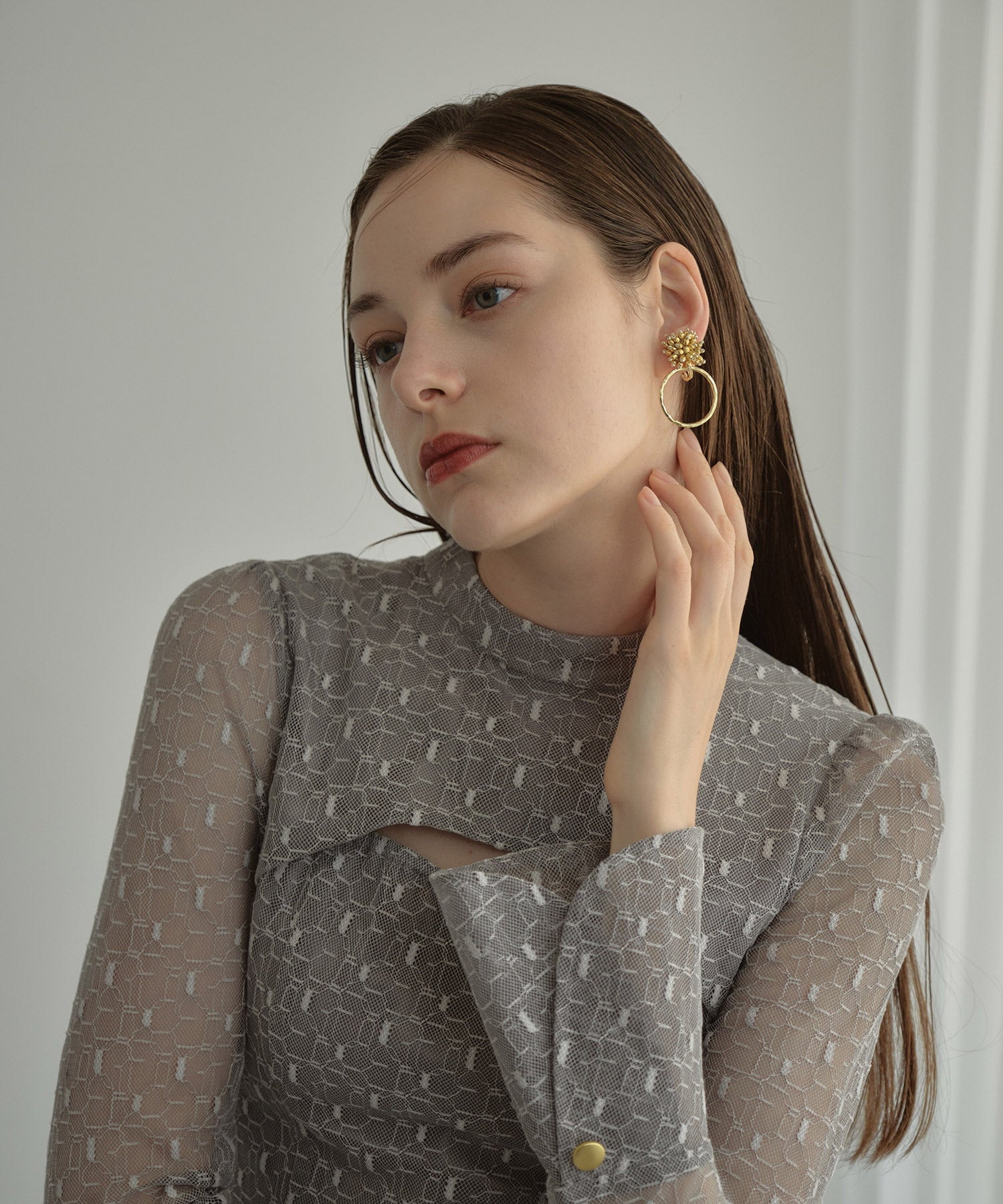 BACK OPEN GEOMETRIC DRESS