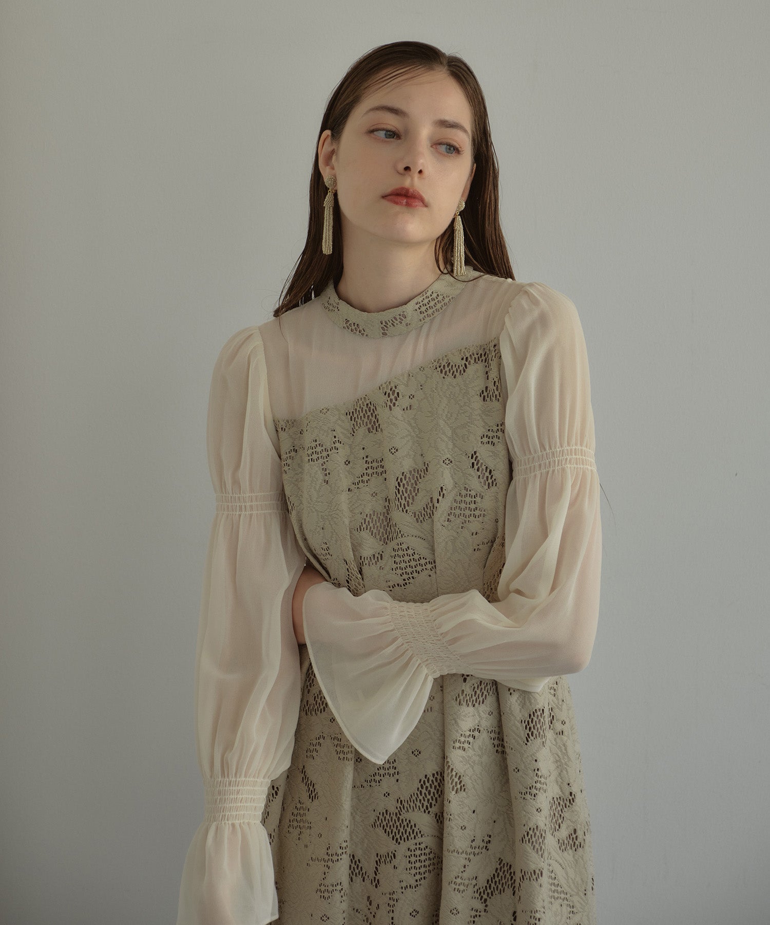 ASYMMETRY TACK DRESS